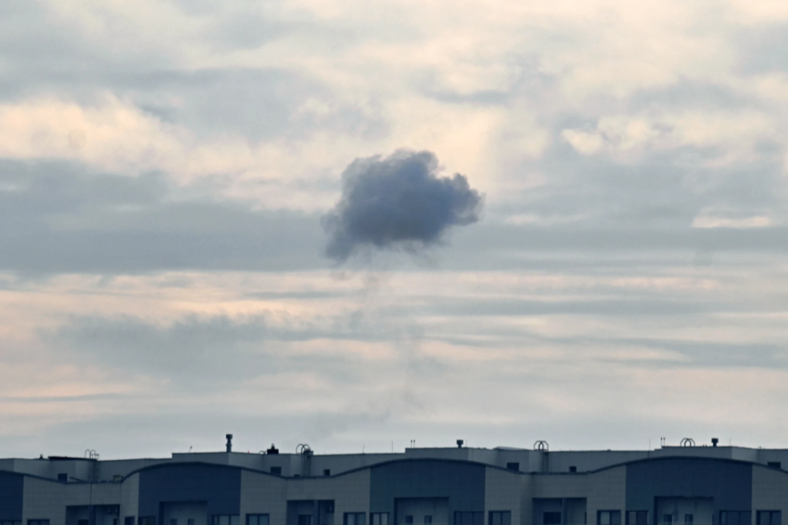 Ukraine wehrt russische Drohnen über Kiew ab