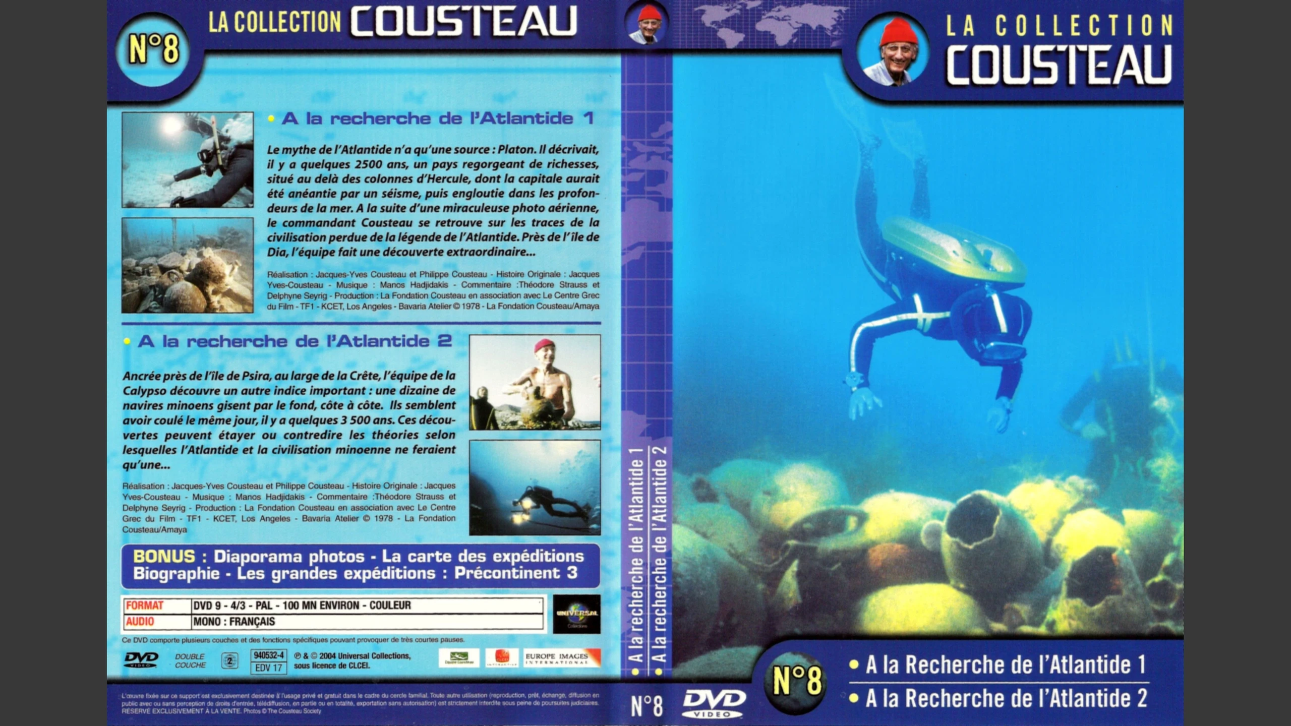 La collection Cousteau N°8-1 - À la recherche de l'Atlantide 1