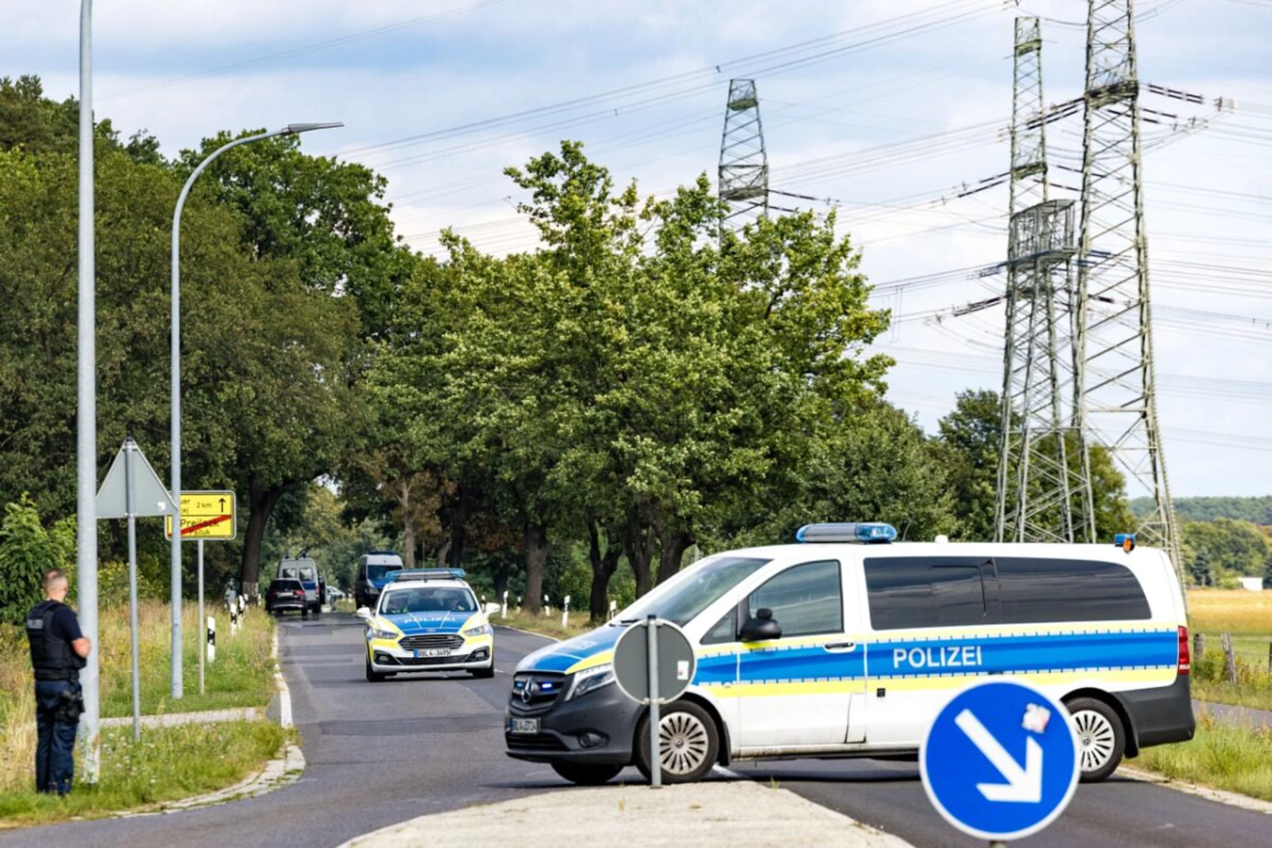 Sprengvorrichtung an Umspannwerk in Brandenburg gefunden