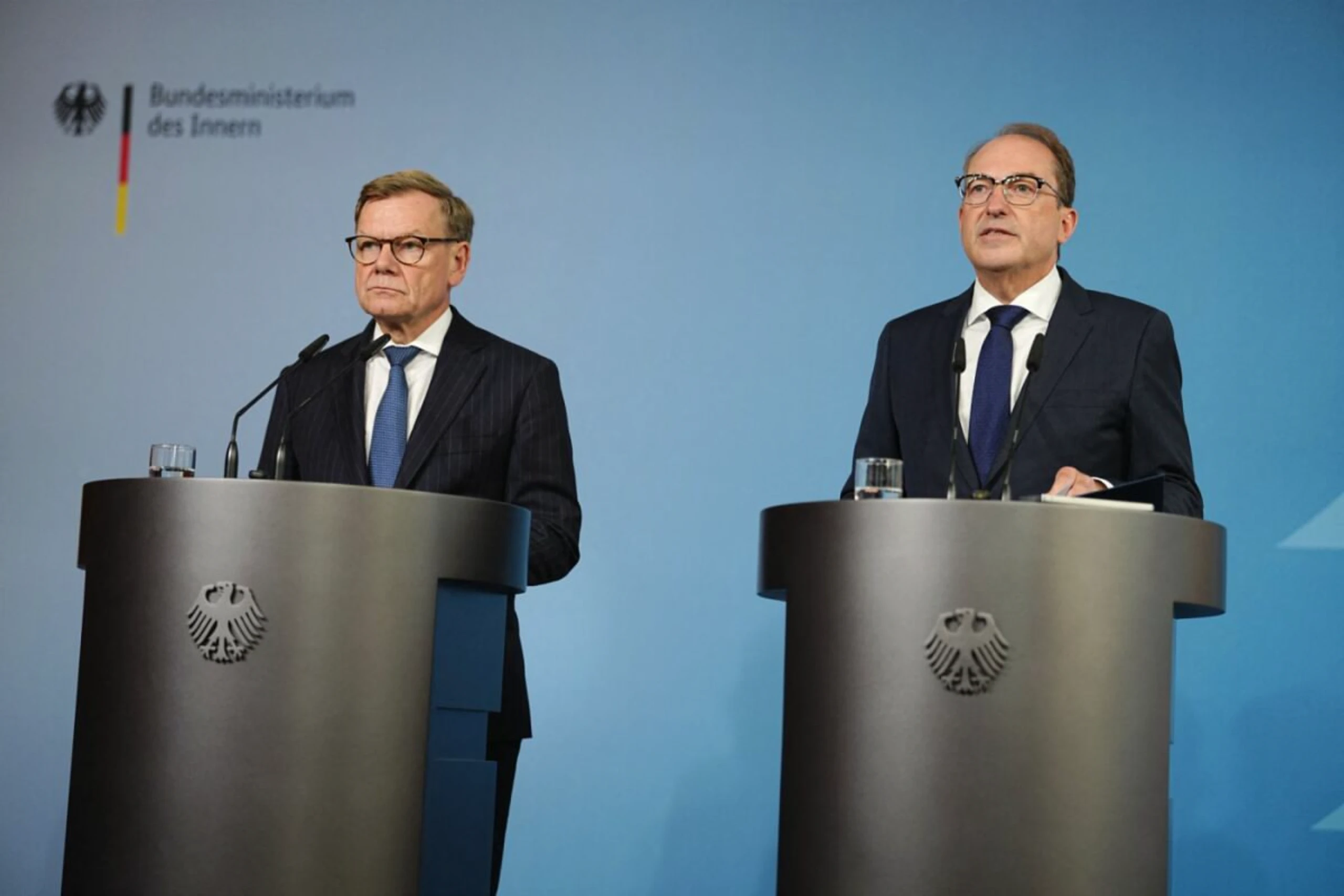 Deutschland: Außenminister Wadephul und Innenminister Dobrindt bei PK.