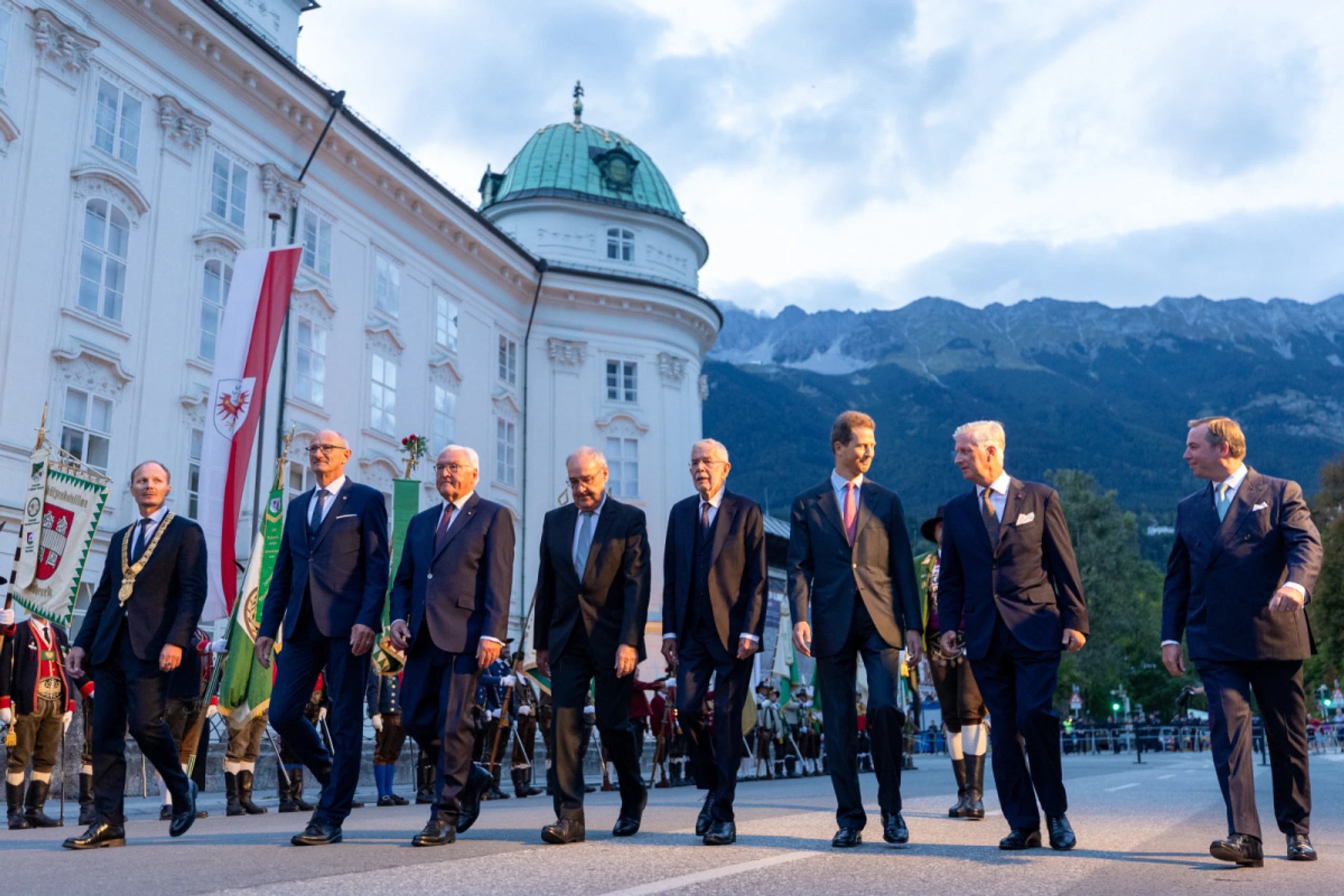 Am Dienstag gab es in Innsbruck einen "landesüblichen Empfang"