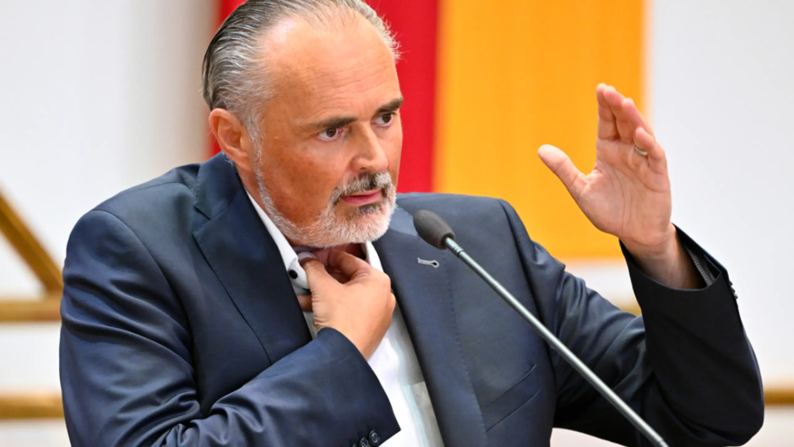 © HANS KLAUS TECHT, Apa Doskozil verteidigte bei seinem ersten Auftritt seine Finanzpolitik