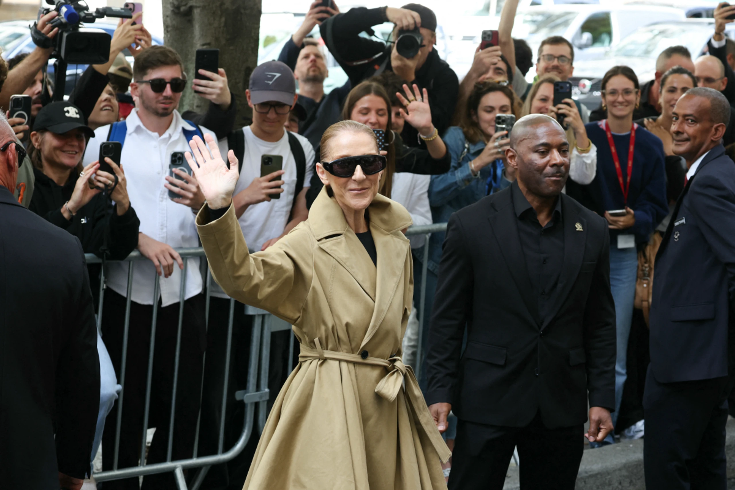 Celine Dion mit Fans