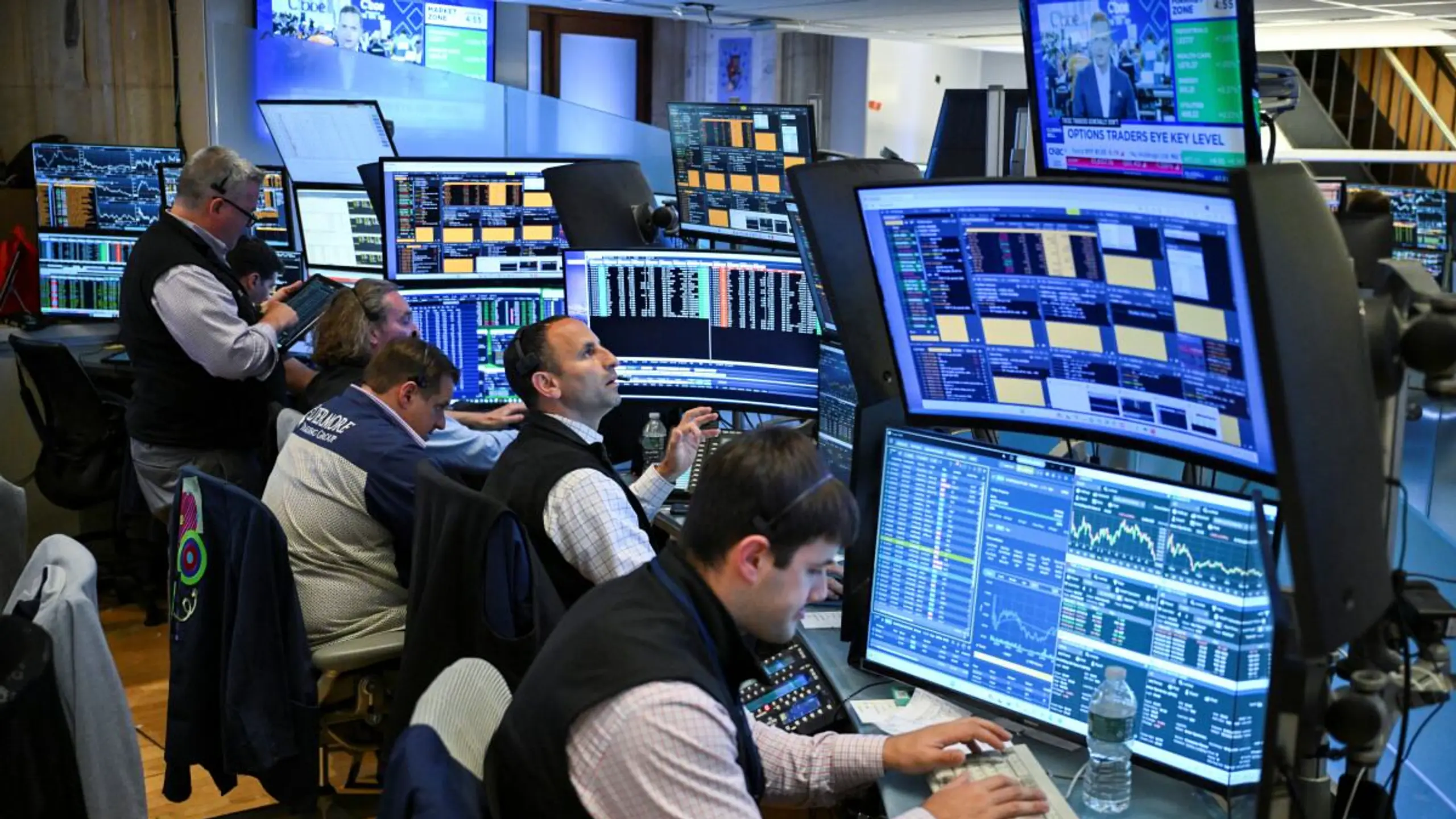 © AFP, ANGELA WEISS, Apa Dow Jones stieg um 1,18 Prozent