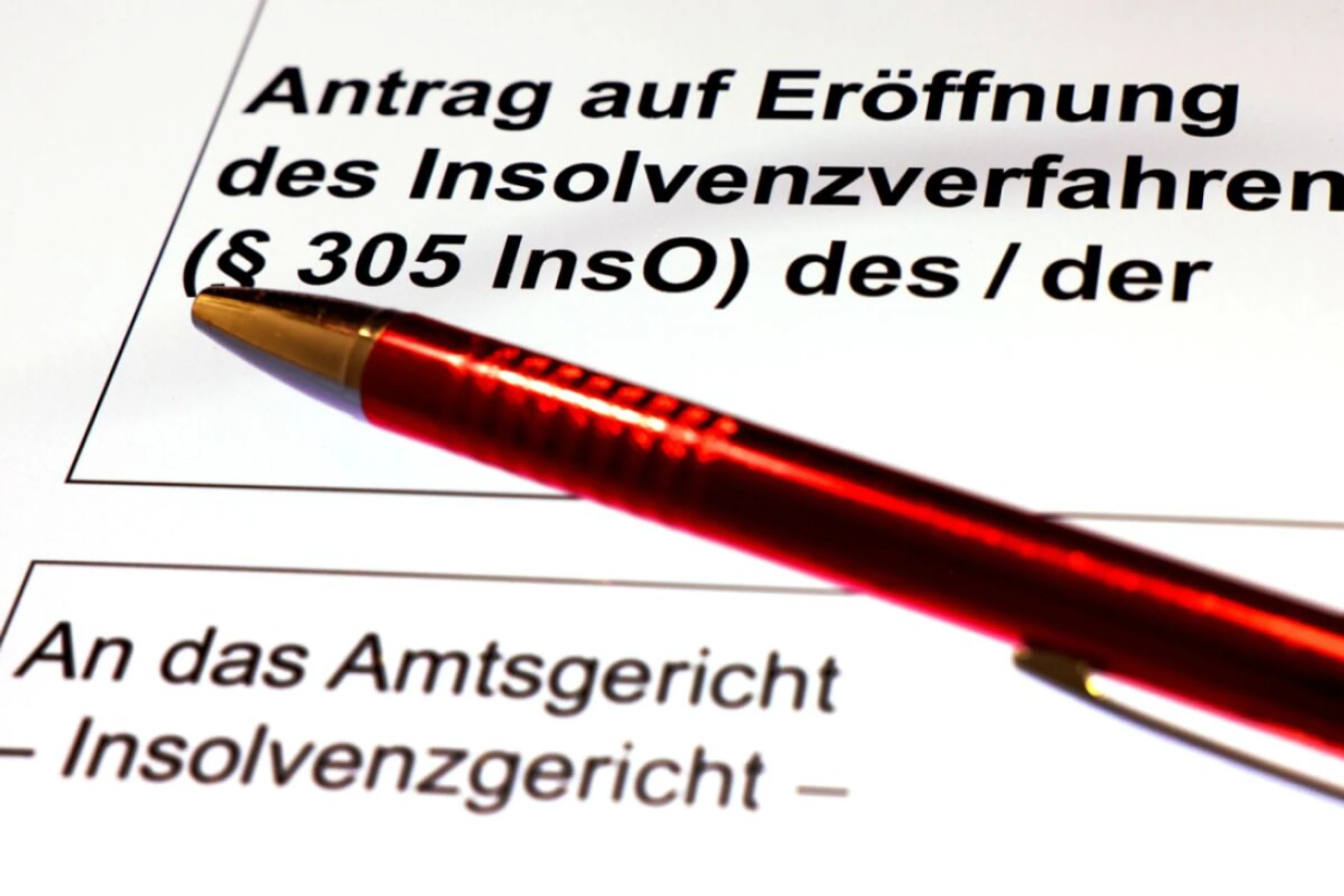 Insolvenz-Antrag (Symbolbild)