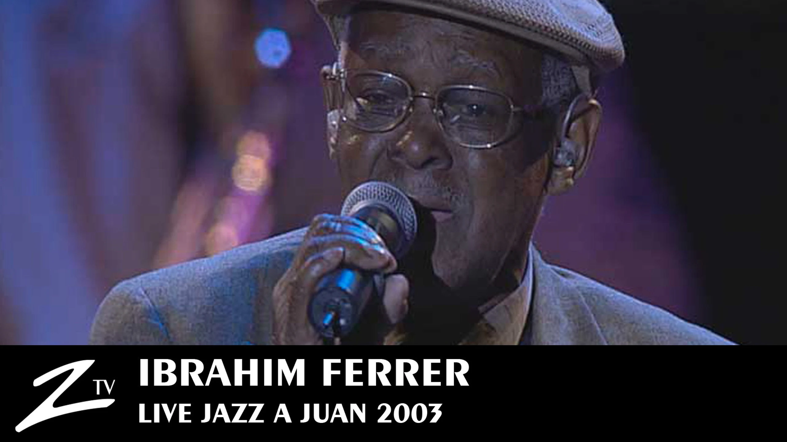 Ibrahim Ferrer beim Juan-les-Pins Jazz-Festival 2003