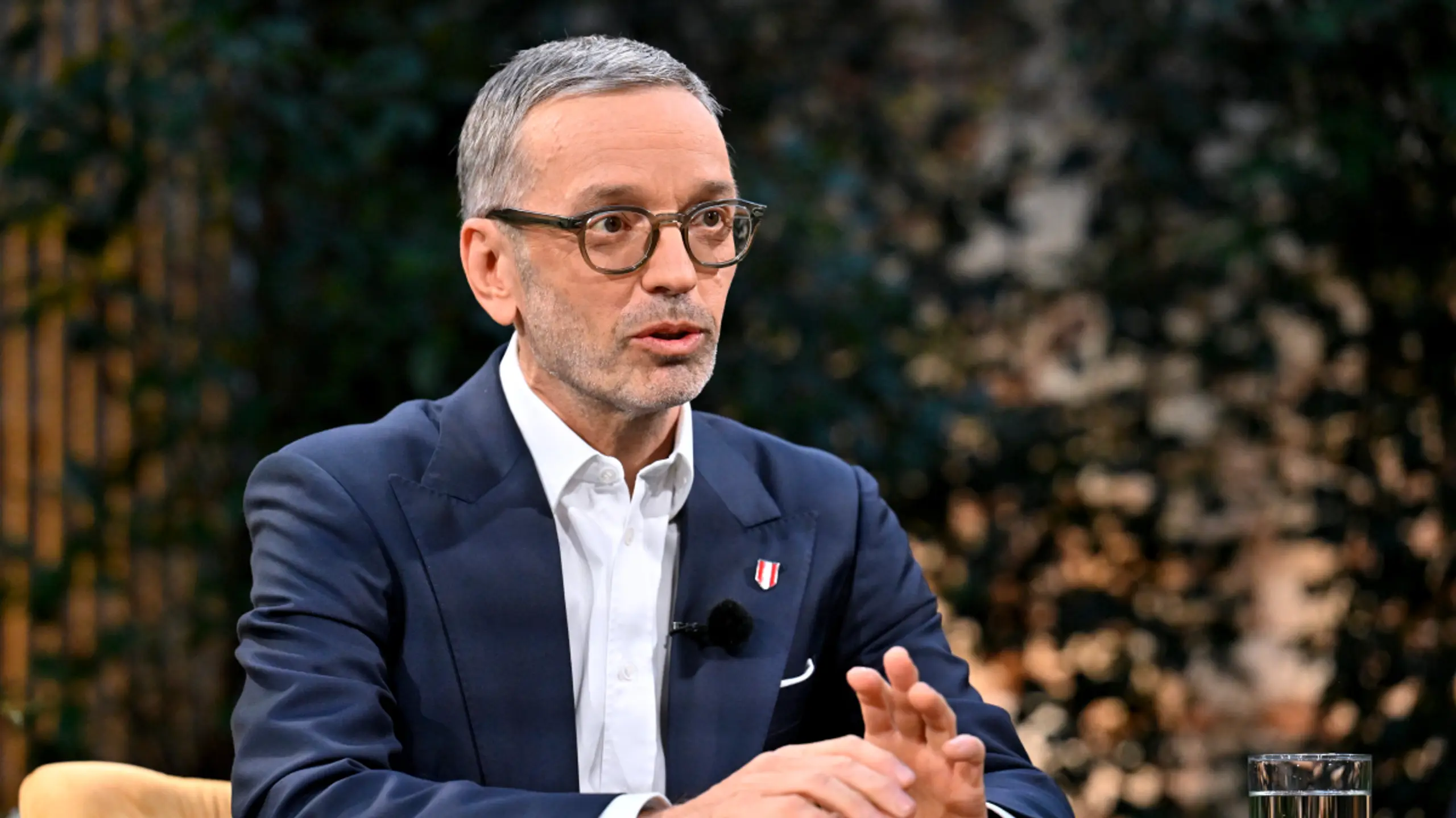 © HANS KLAUS TECHT, Apa FPÖ-Chef Herbert Kickl im ORF-"Sommergespräch"
