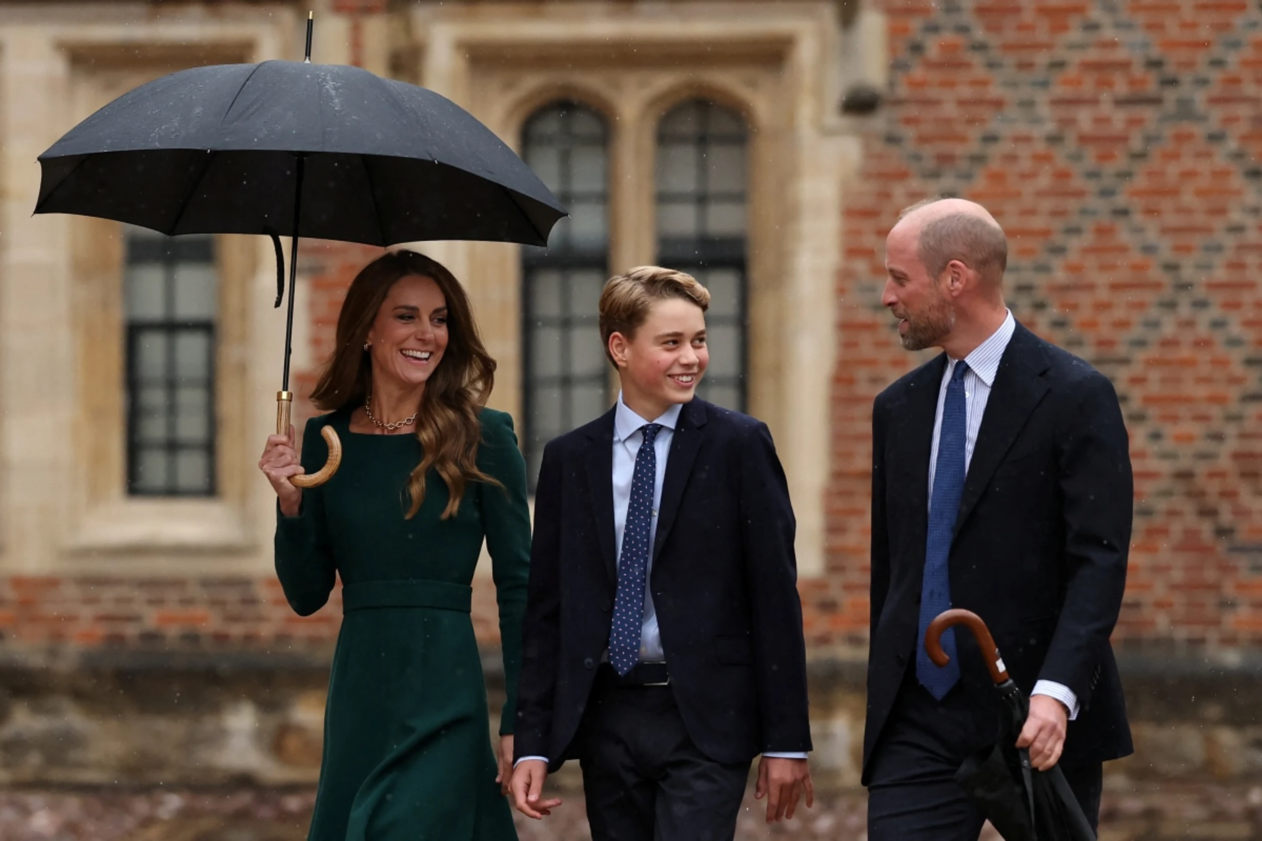 Erster Schultag an Privatschule für Prinz George