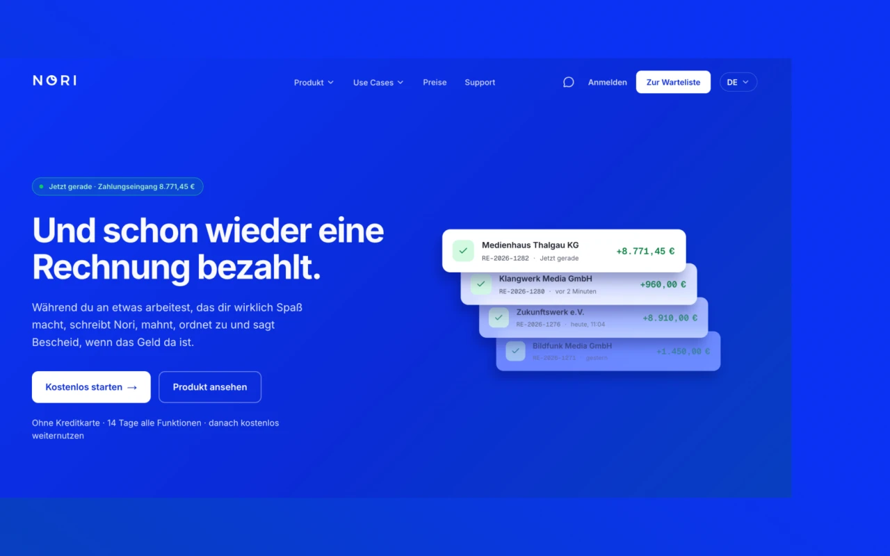 Das Nori Rebranding als Ausgangspunkt für mehr