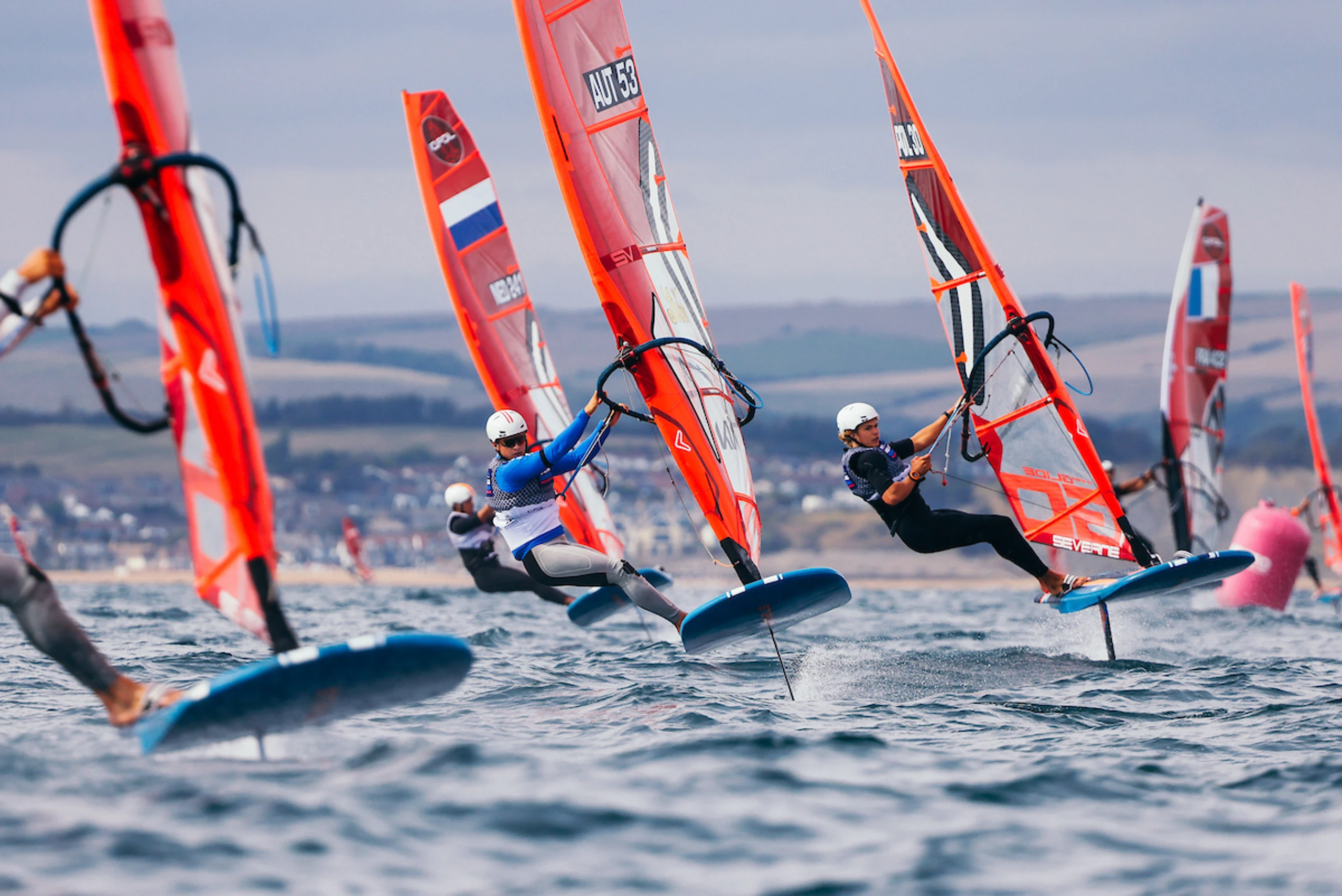 © Sailing Energy / iQfoil Blurred image background