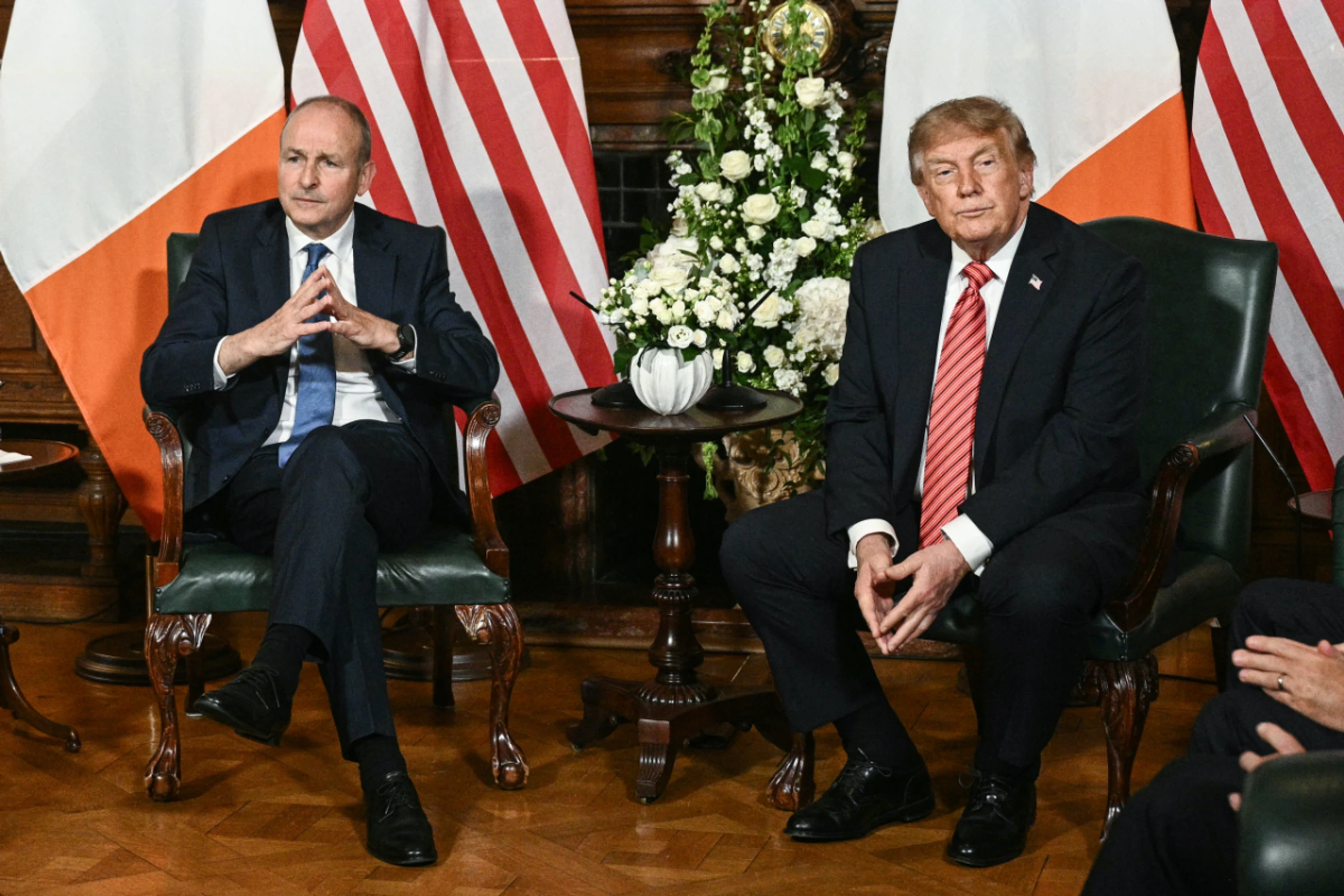 Trump konferierte in Dublin mit Premier Martin