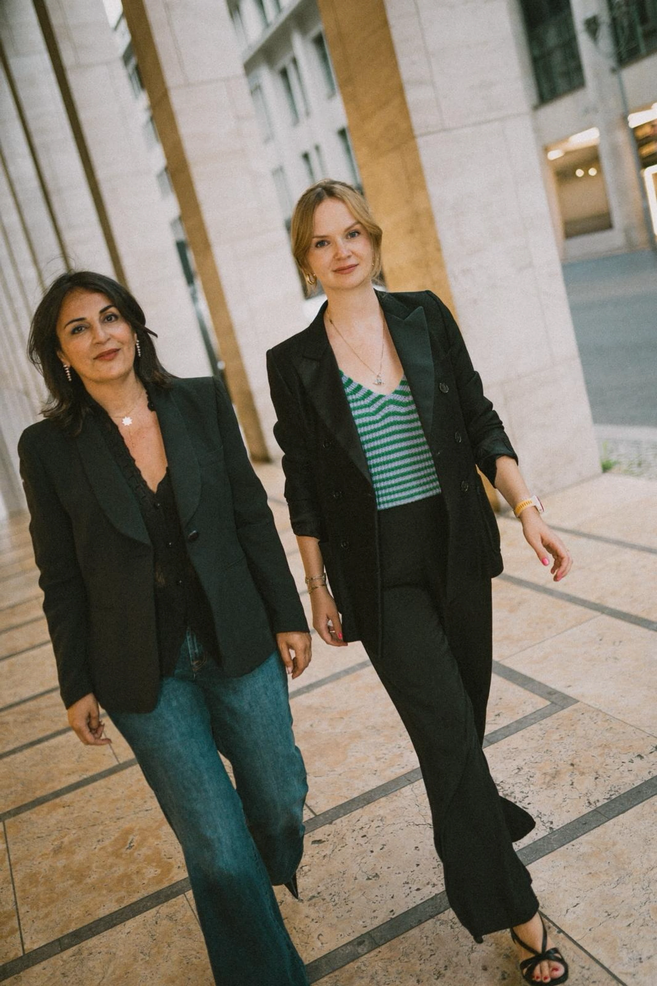 Düzen Tekkal und Kristina Lunz
