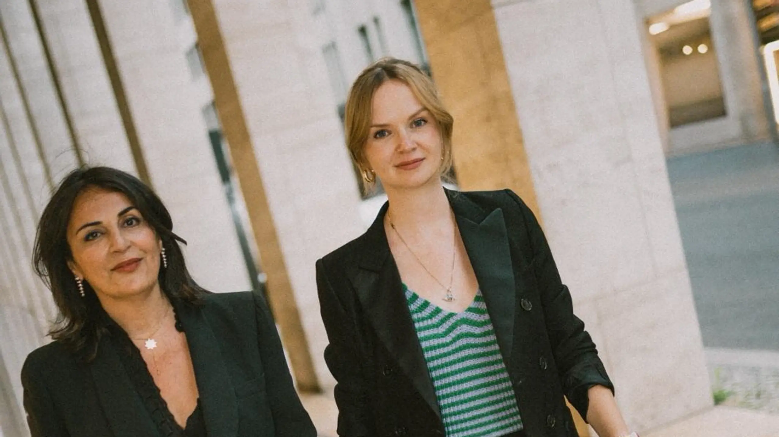 Düzen Tekkal und Kristina Lunz