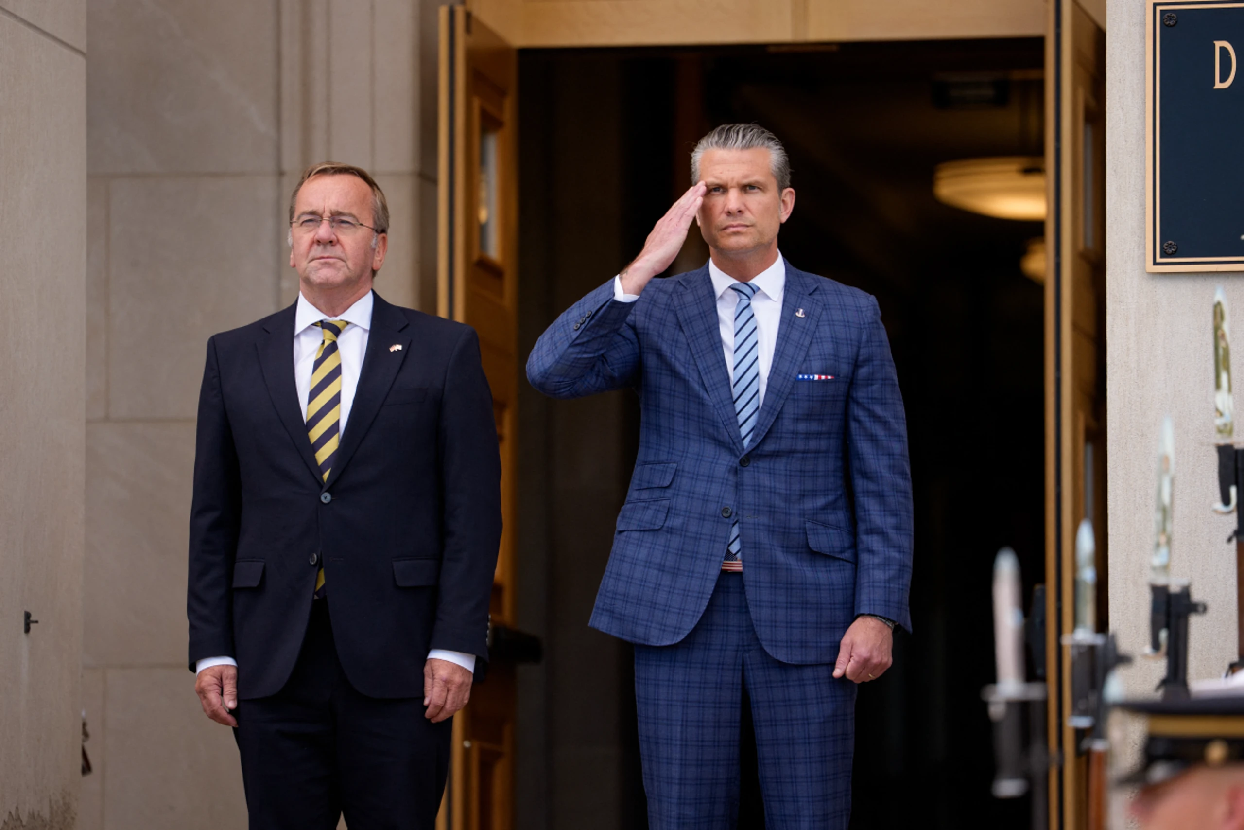 Boris Pistorius bei Pete Hegseth im Pentagon