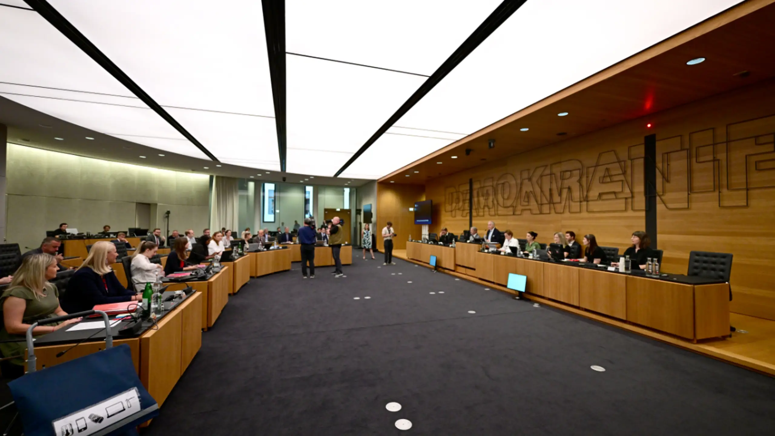 © Roland Schlager, Apa Der U-Ausschuss-Sitzungssaal im Parlament