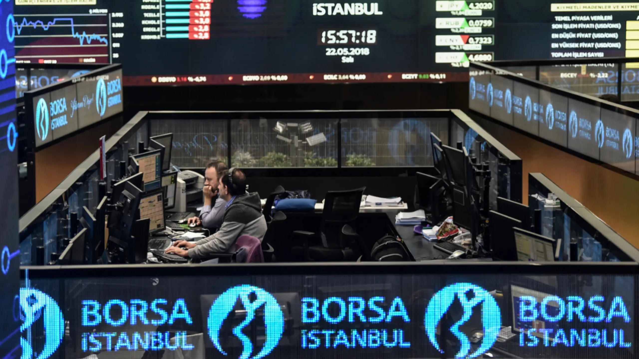 © AFP, OZAN KOSE, Apa Türkische Aktien unter Druck