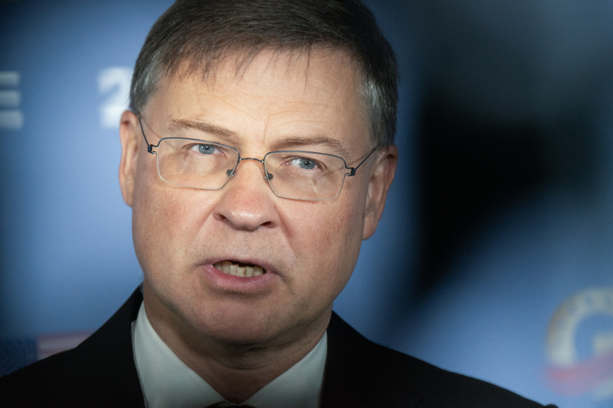 EU-Kommissar Valdis Dombrovskis