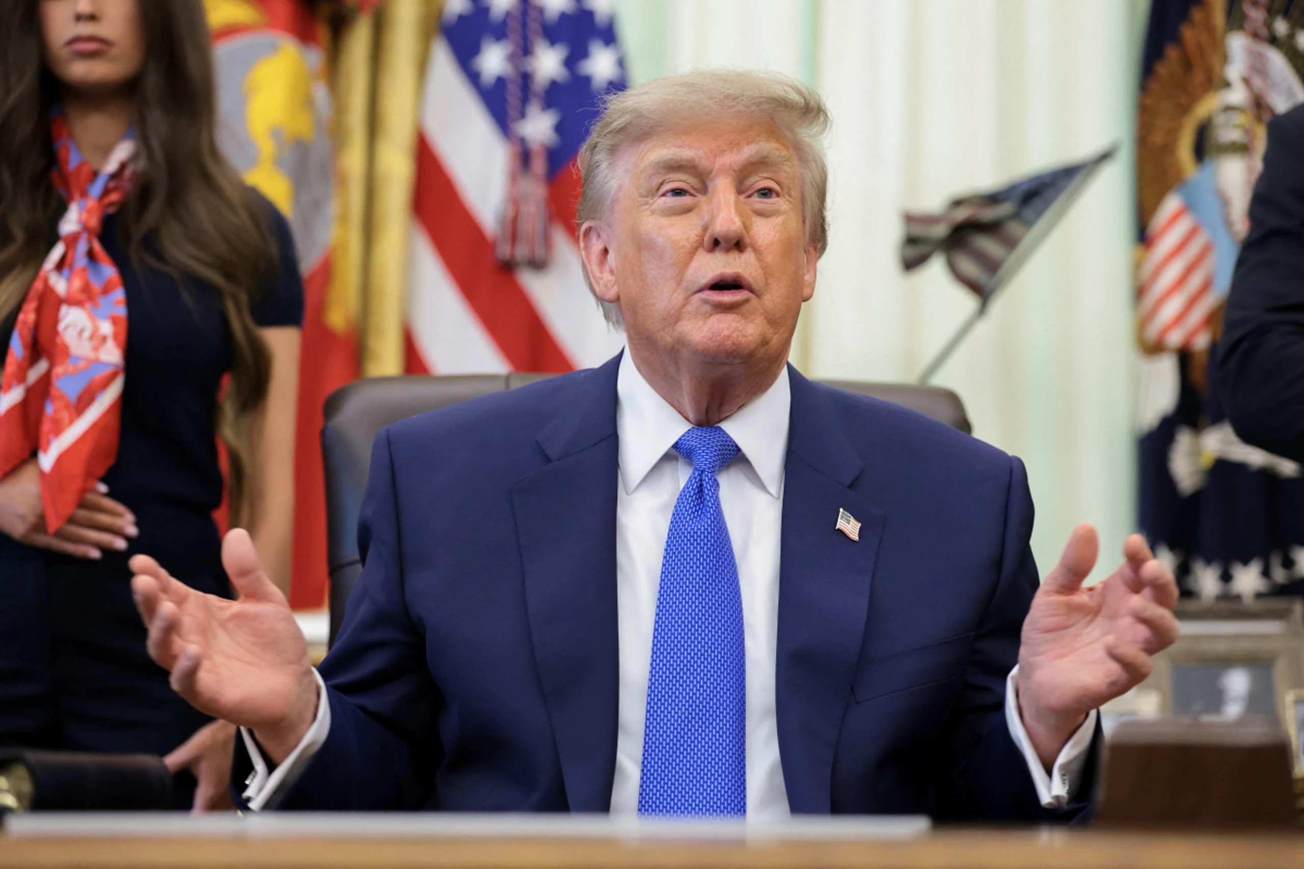 US-Präsident Donald Trump unterzeichnete das Russland-Sanktionspaket