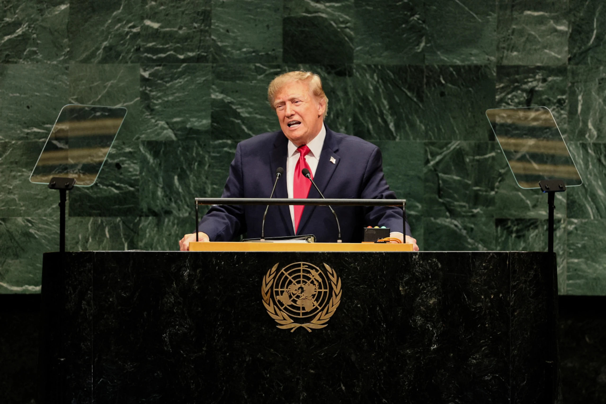 Trump bei seiner Rede vor der UNO-Vollversammlung
