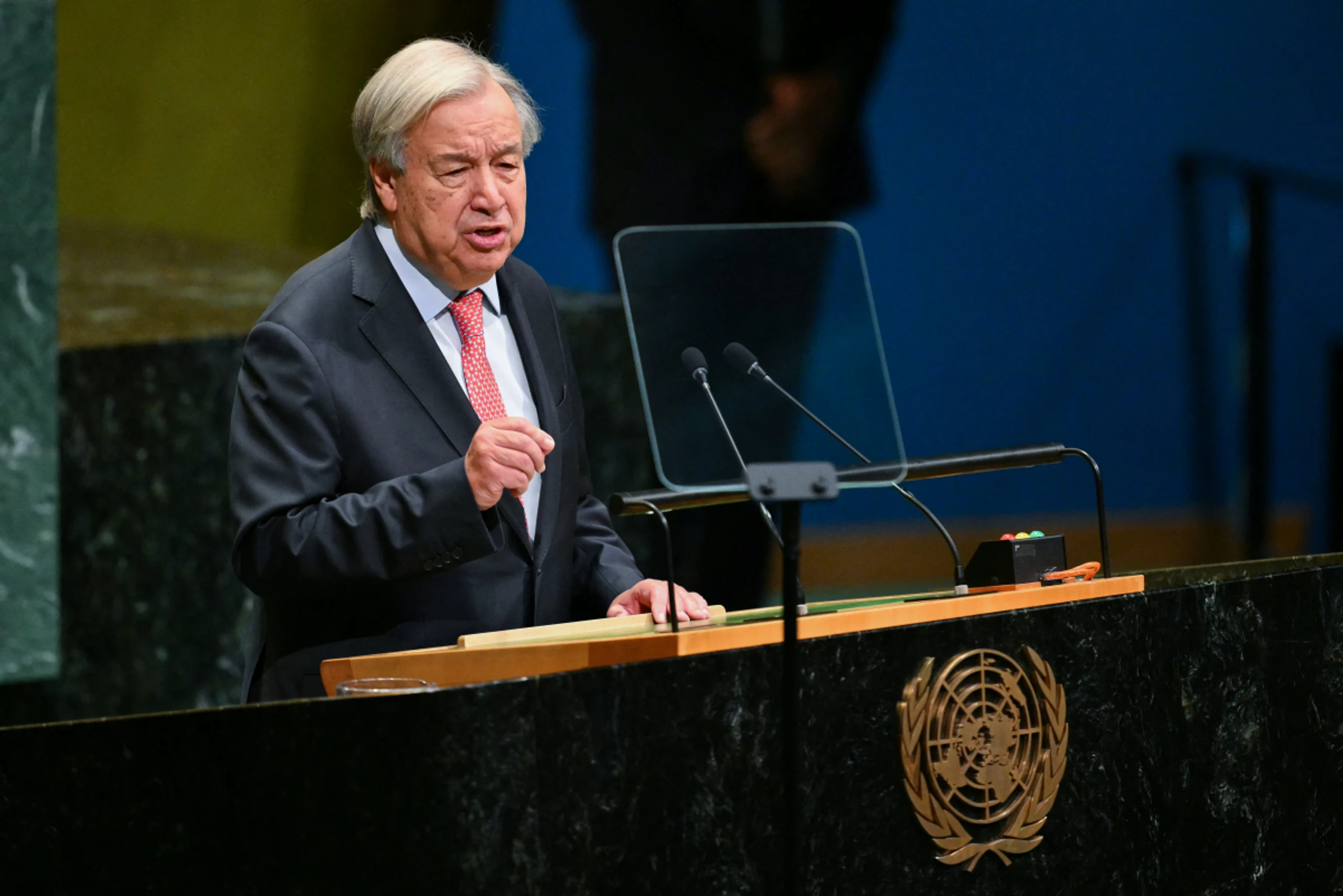 Antonio Guterres bei seiner Abschiedsrede