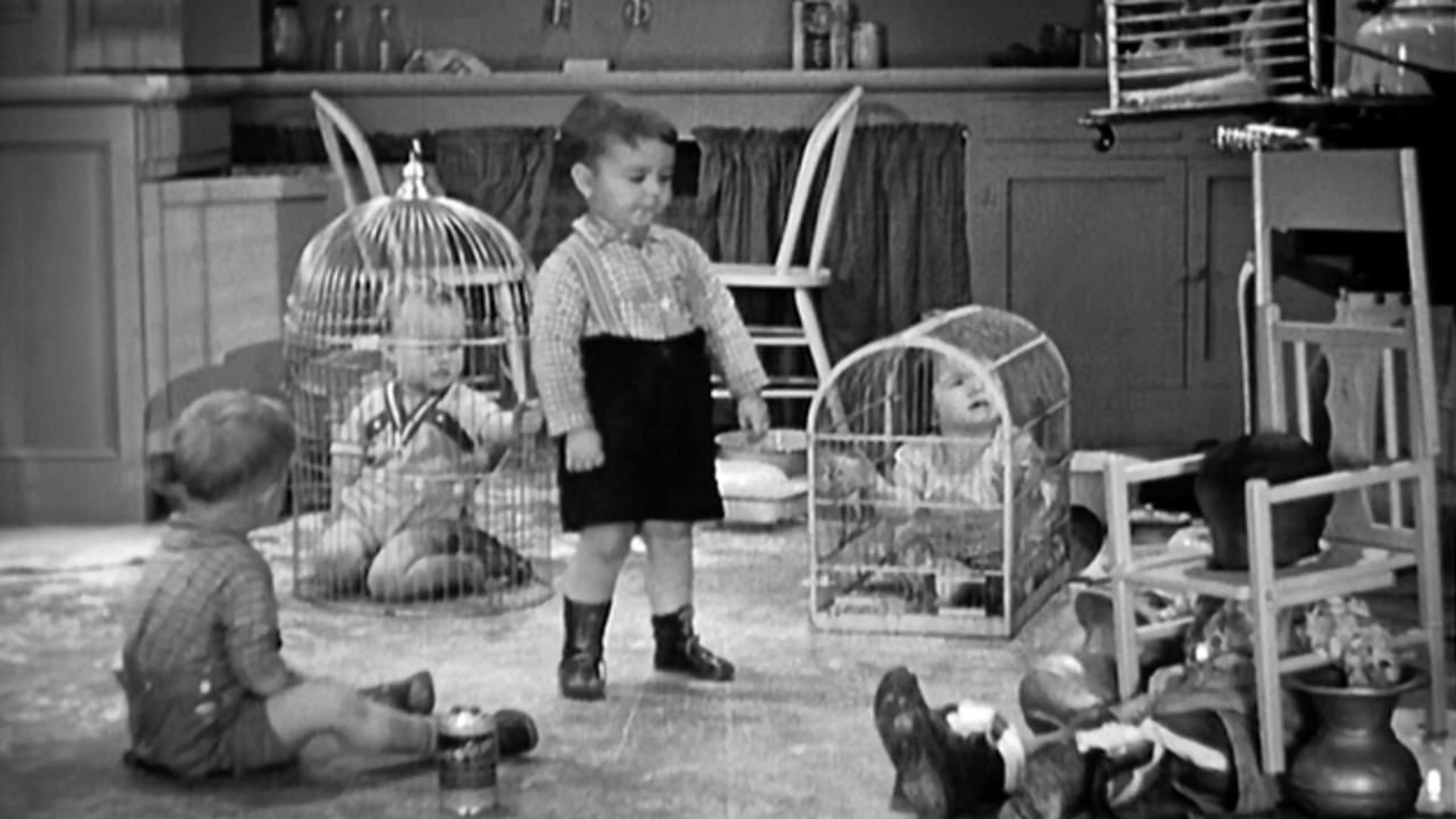 Spanky als Babysitter