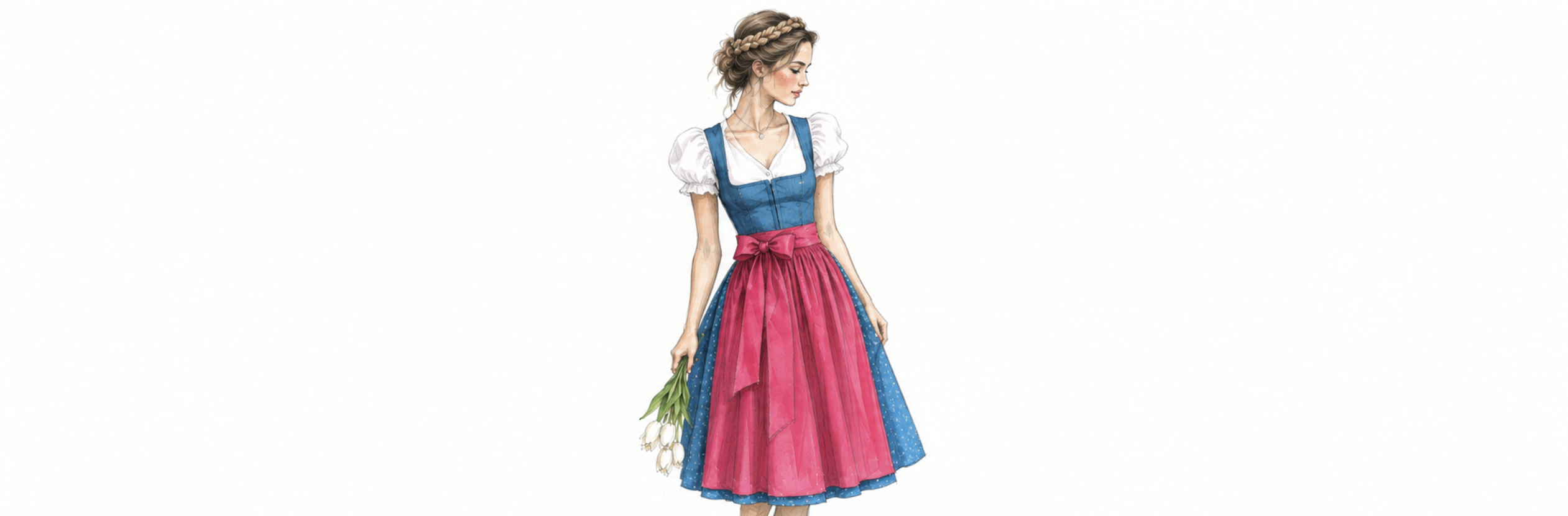 Modeillustration Dirndl "Mizzi"
