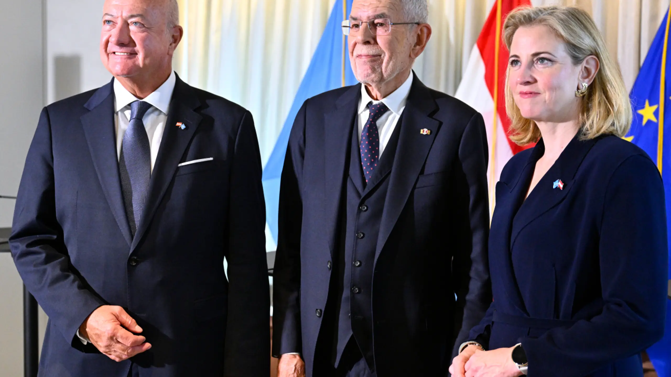 Stocker, Van der bellen und Meinl-Reisinger bei UNO in New York
