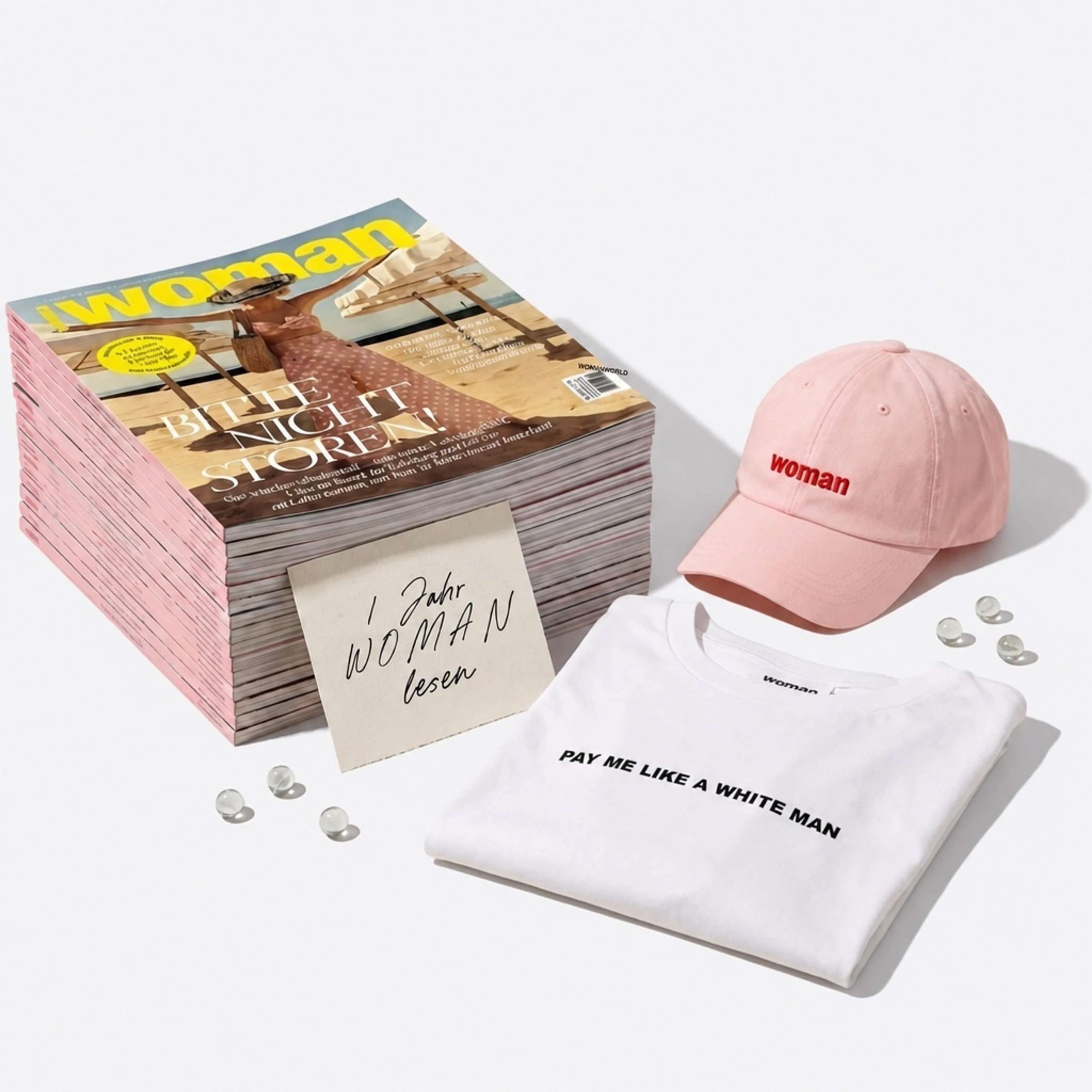 Gewinnen Sie ein WOMAN Statement-Paket samt Jahresabo