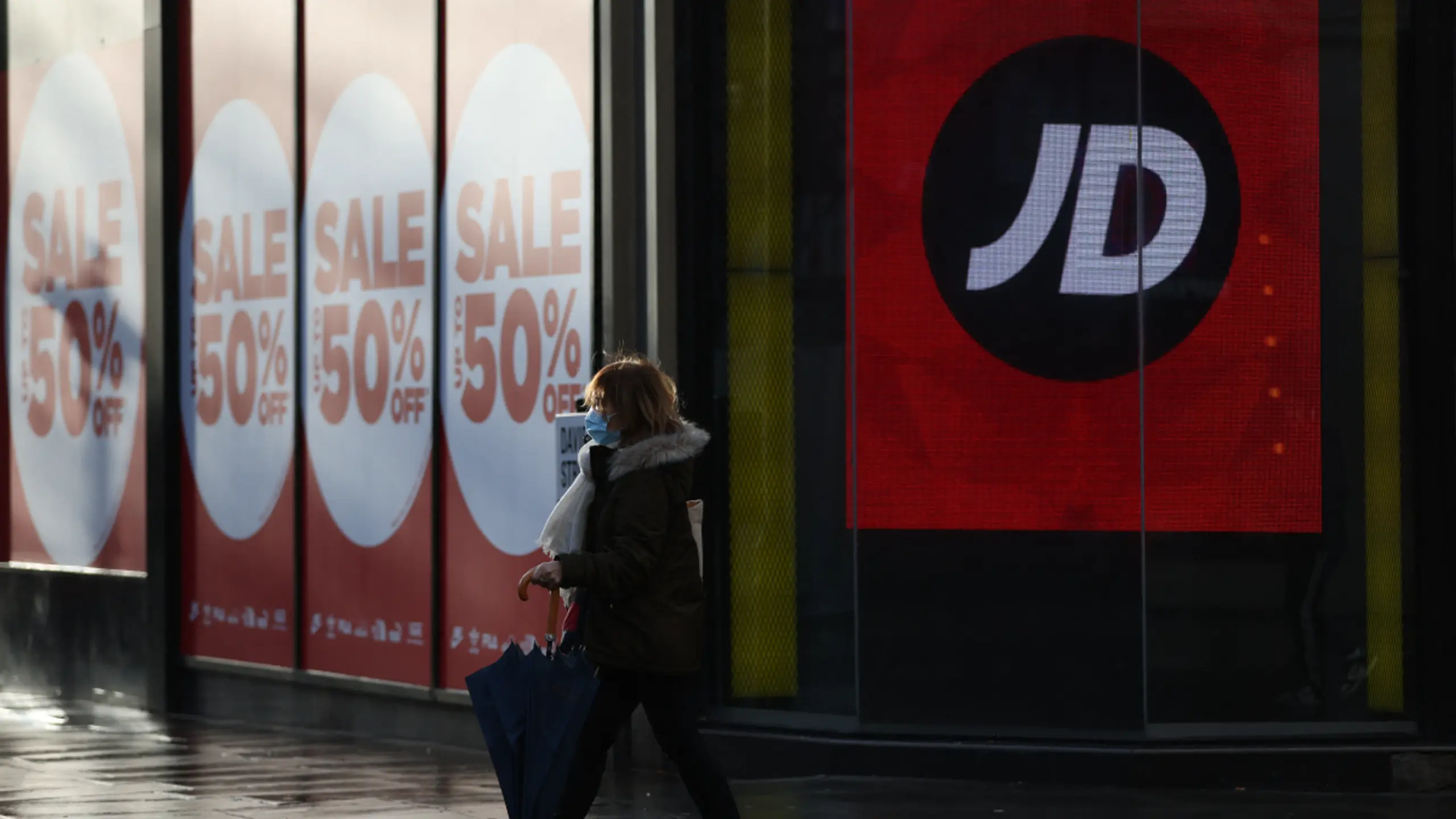 © AFP, Hollie Adams, Apa JD Sports leidet unter der geringeren Konsumlaune der Verbraucher