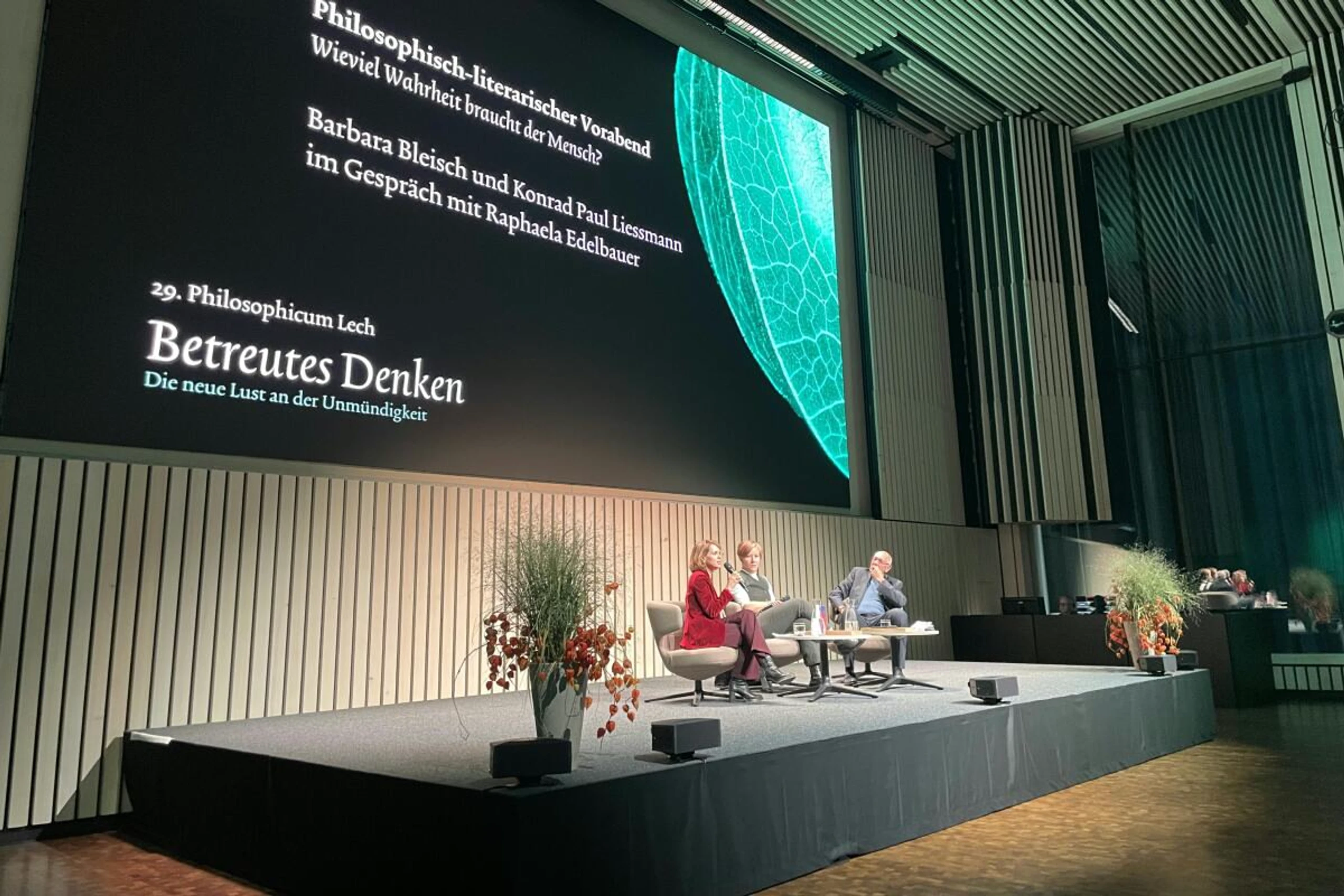 Barbara Bleisch, Raphaela Edelbauer, Konrad Paul Liessmann