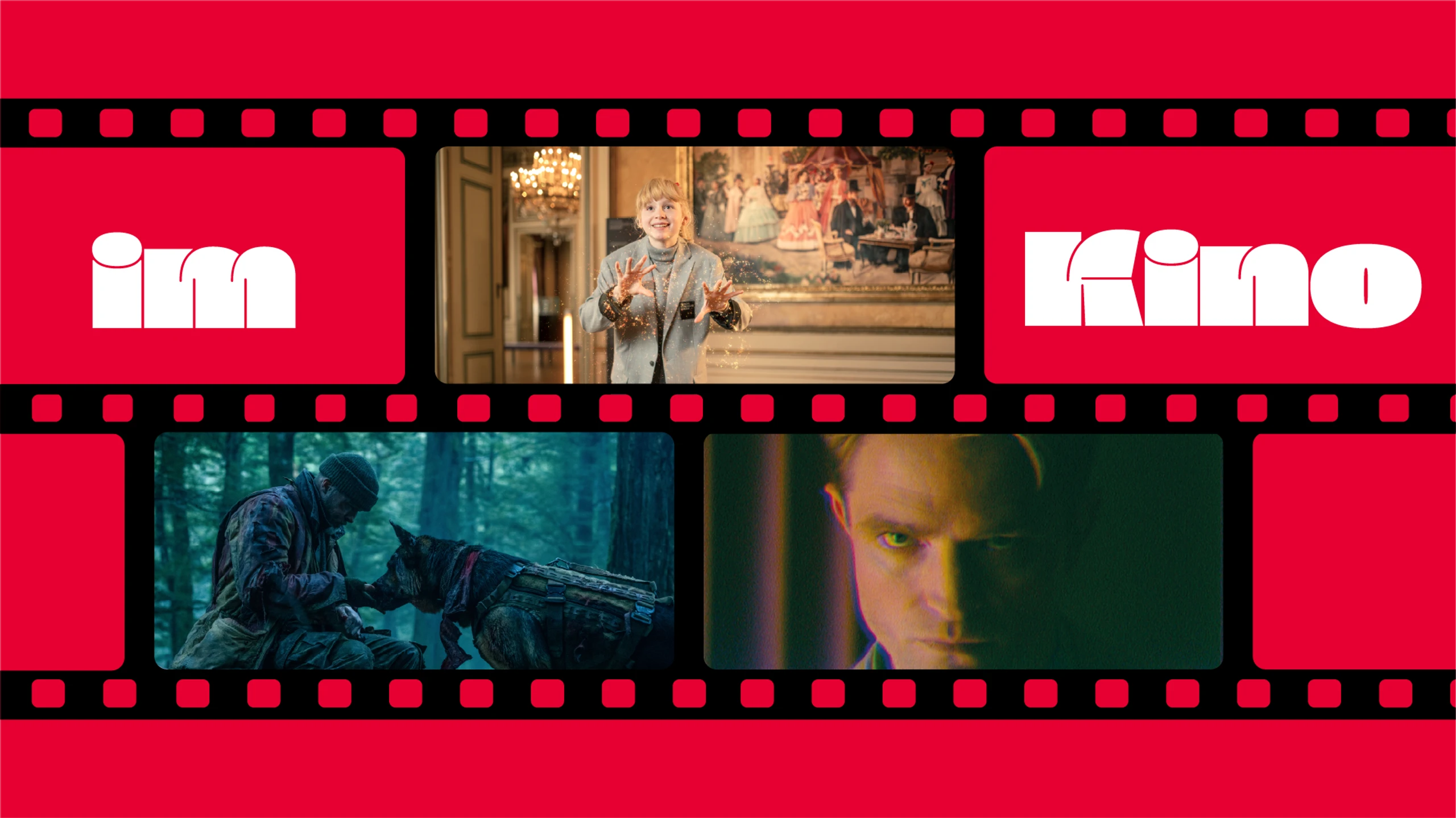 Wir sehen das Logo der sechszehnten Folge des TV-MEDIA im Kino Podcasts