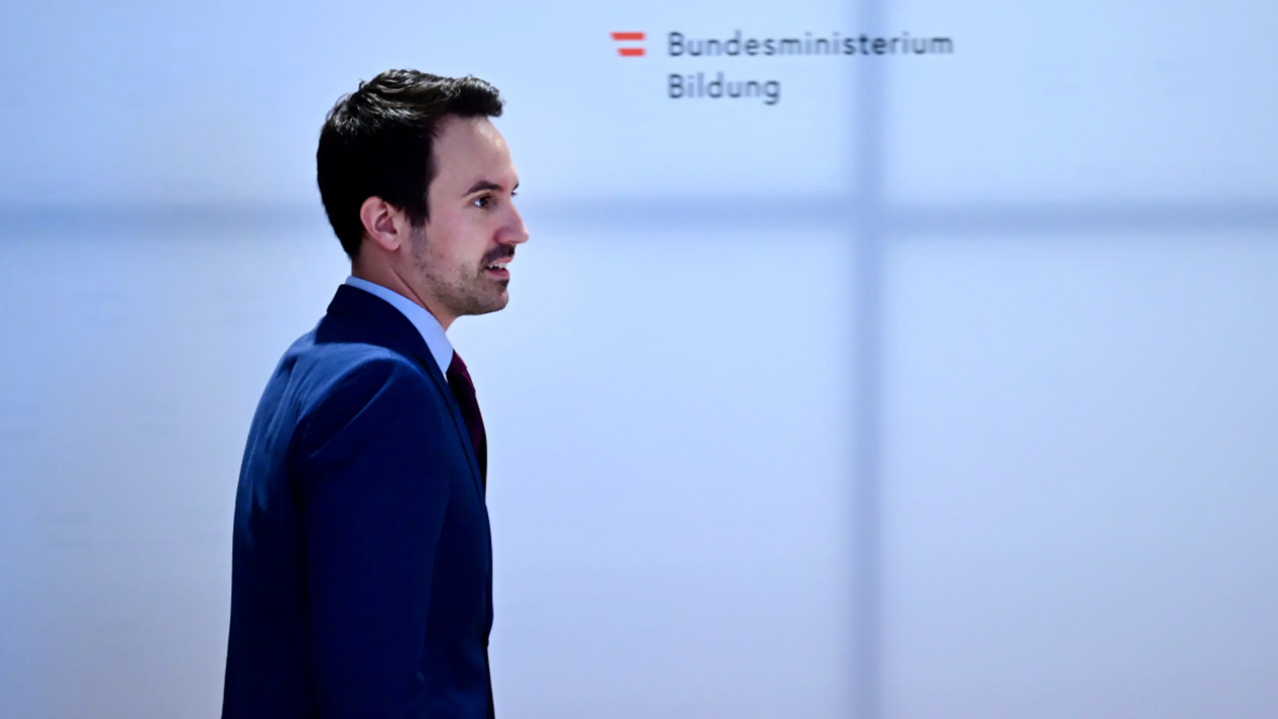 Bildungsminister Christoph Wiederkehr (NEOS) in der ORF-"Pressestunde"