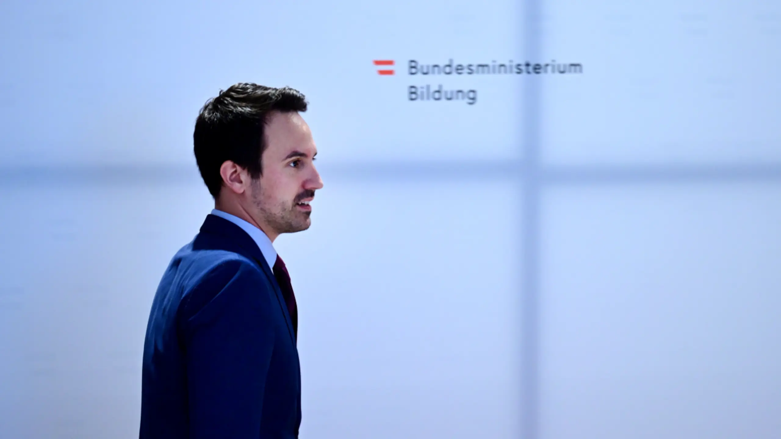 © Roland Schlager, Apa Bildungsminister Christoph Wiederkehr (NEOS) in der ORF-"Pressestunde"