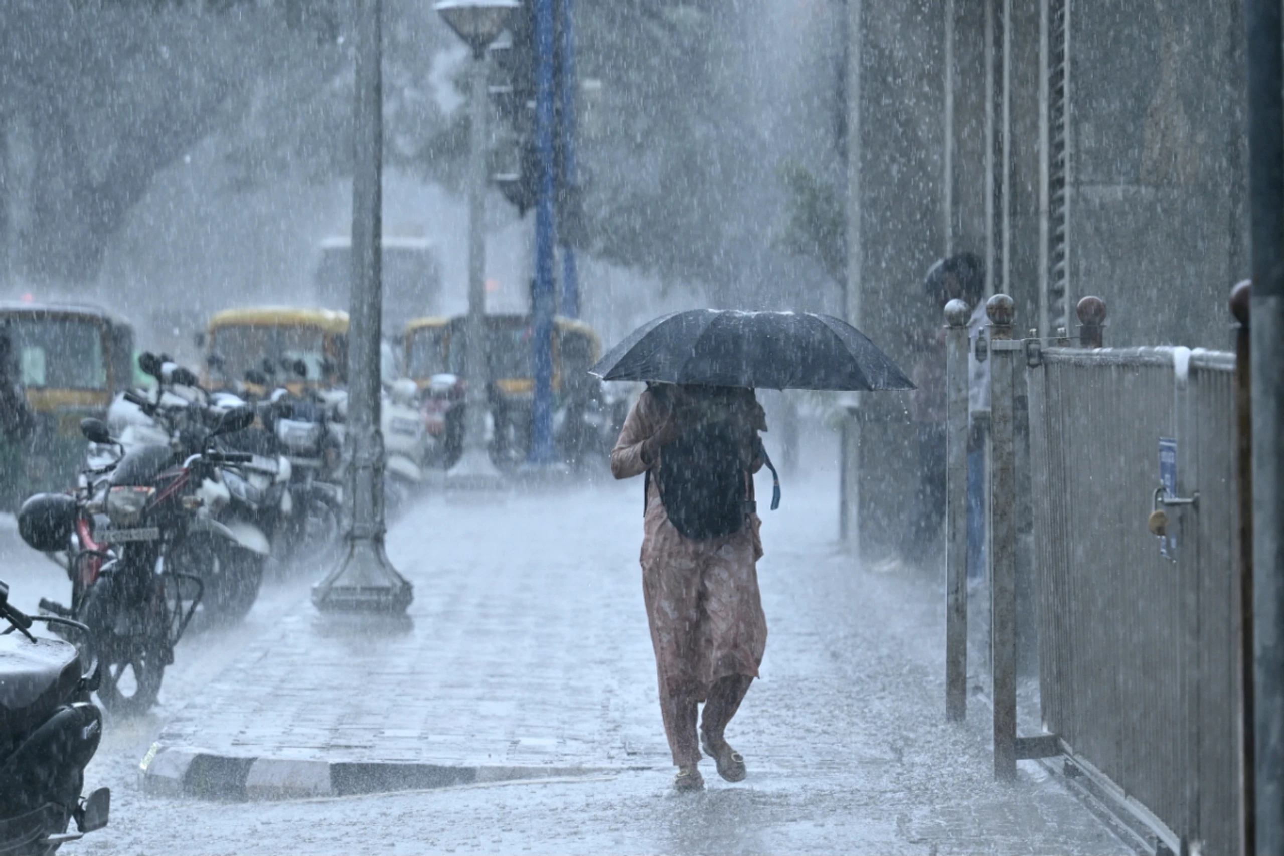 In Indien fielen riesige Regenmengen
