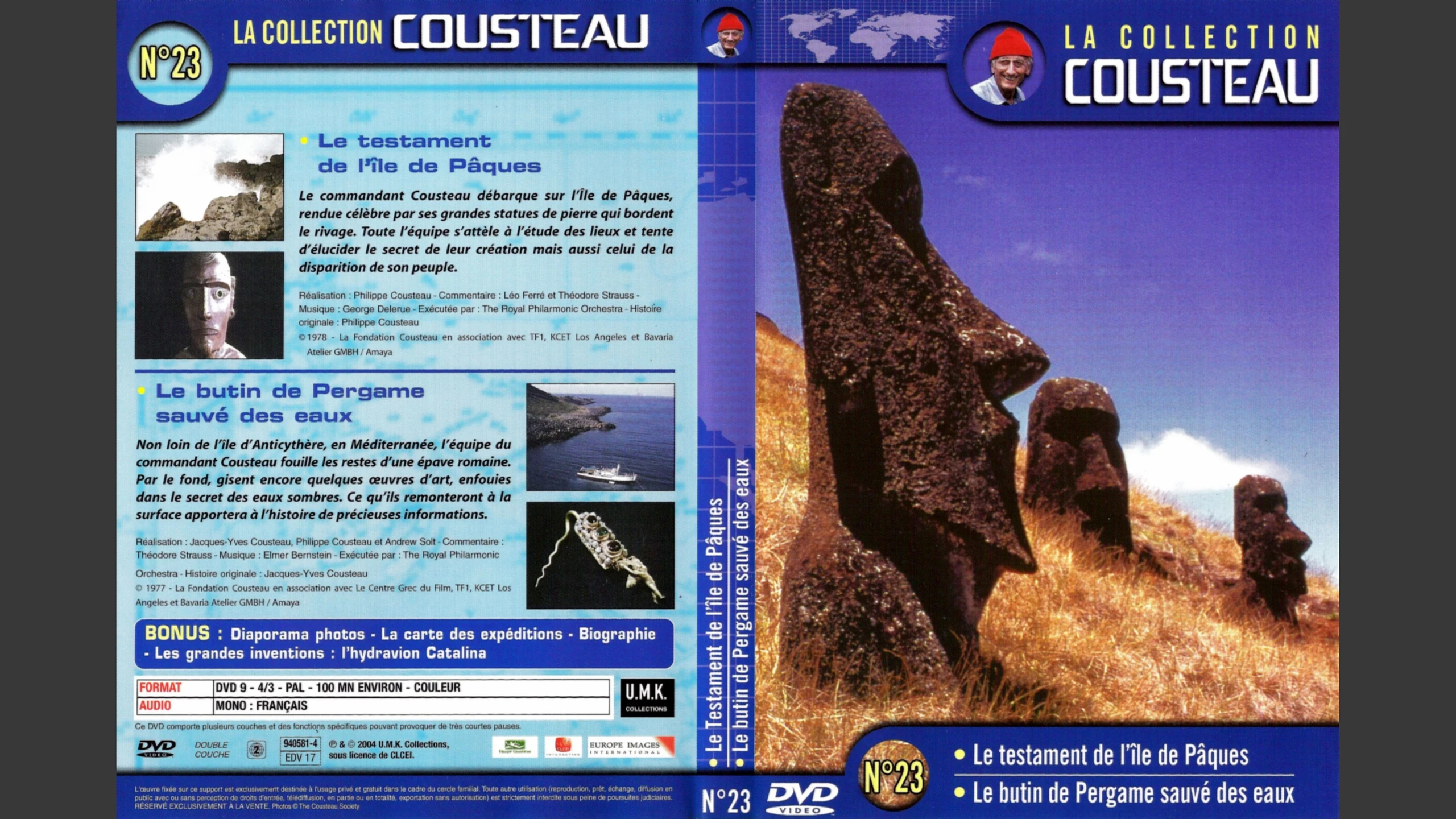 La collection Cousteau N°23-1 - Le testament de l'île de Pâques