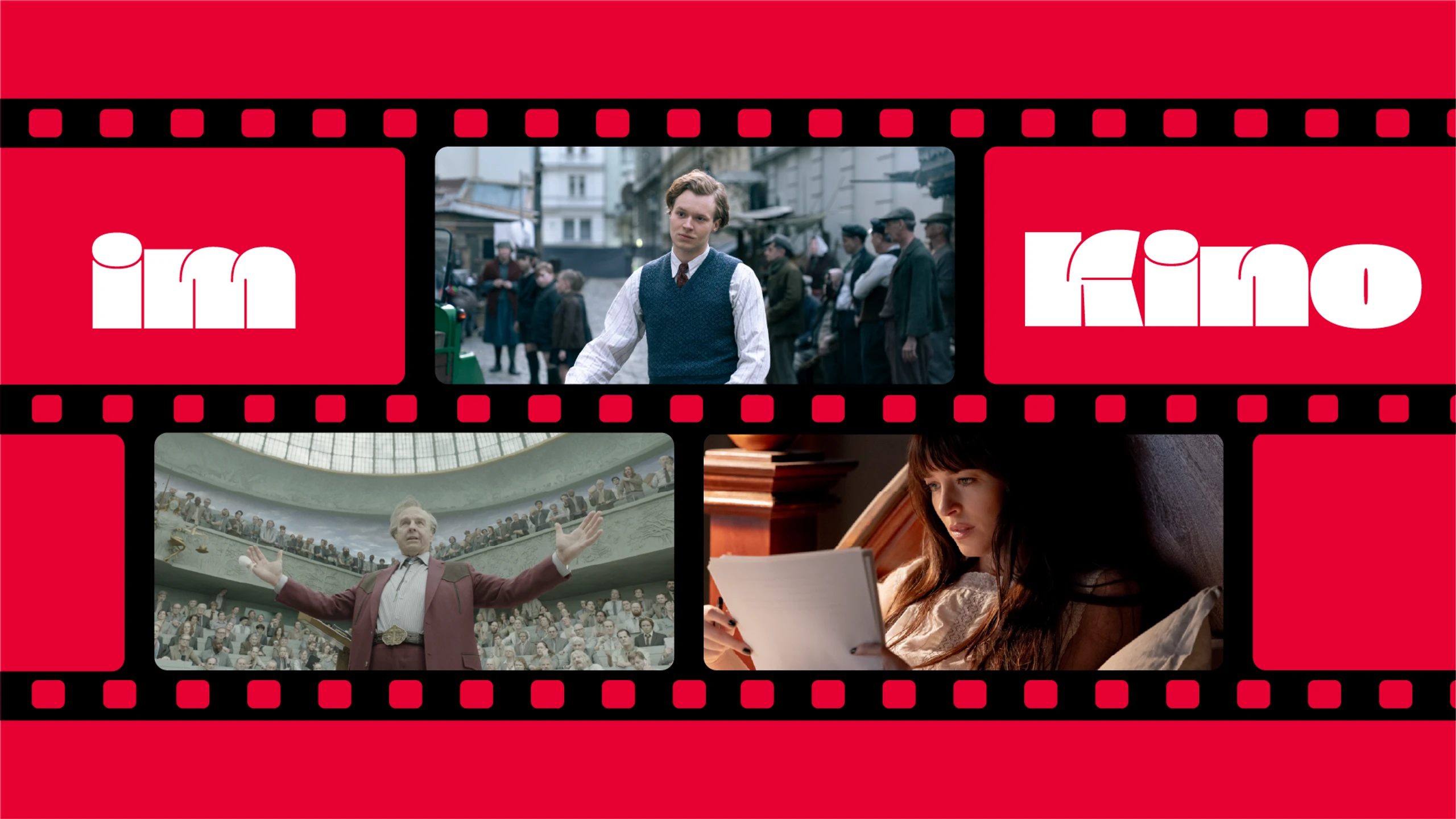 Wir sehen das Logo der siebzehnten Folge des TV-MEDIA im Kino Podcasts