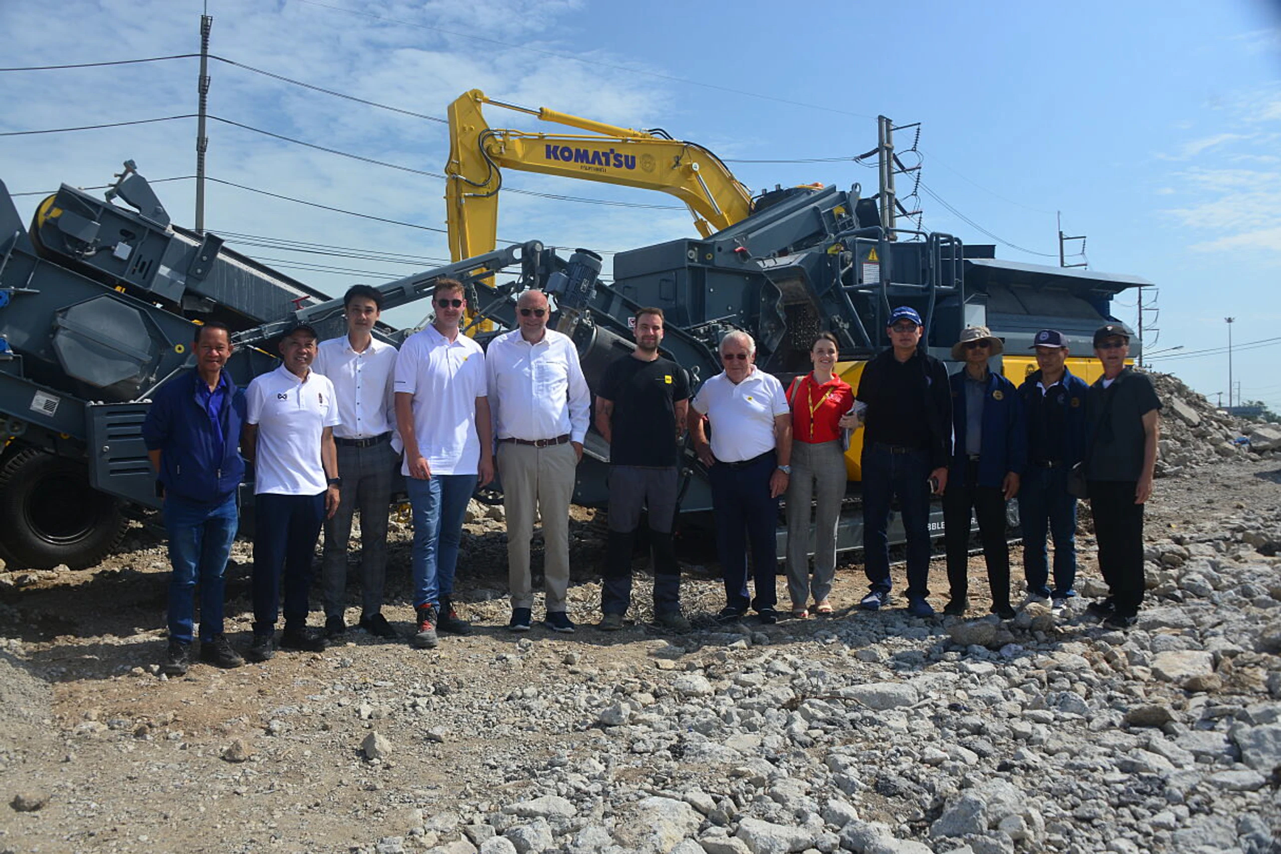Rubble Master treibt Bauschutt Recycling in Thailand voran