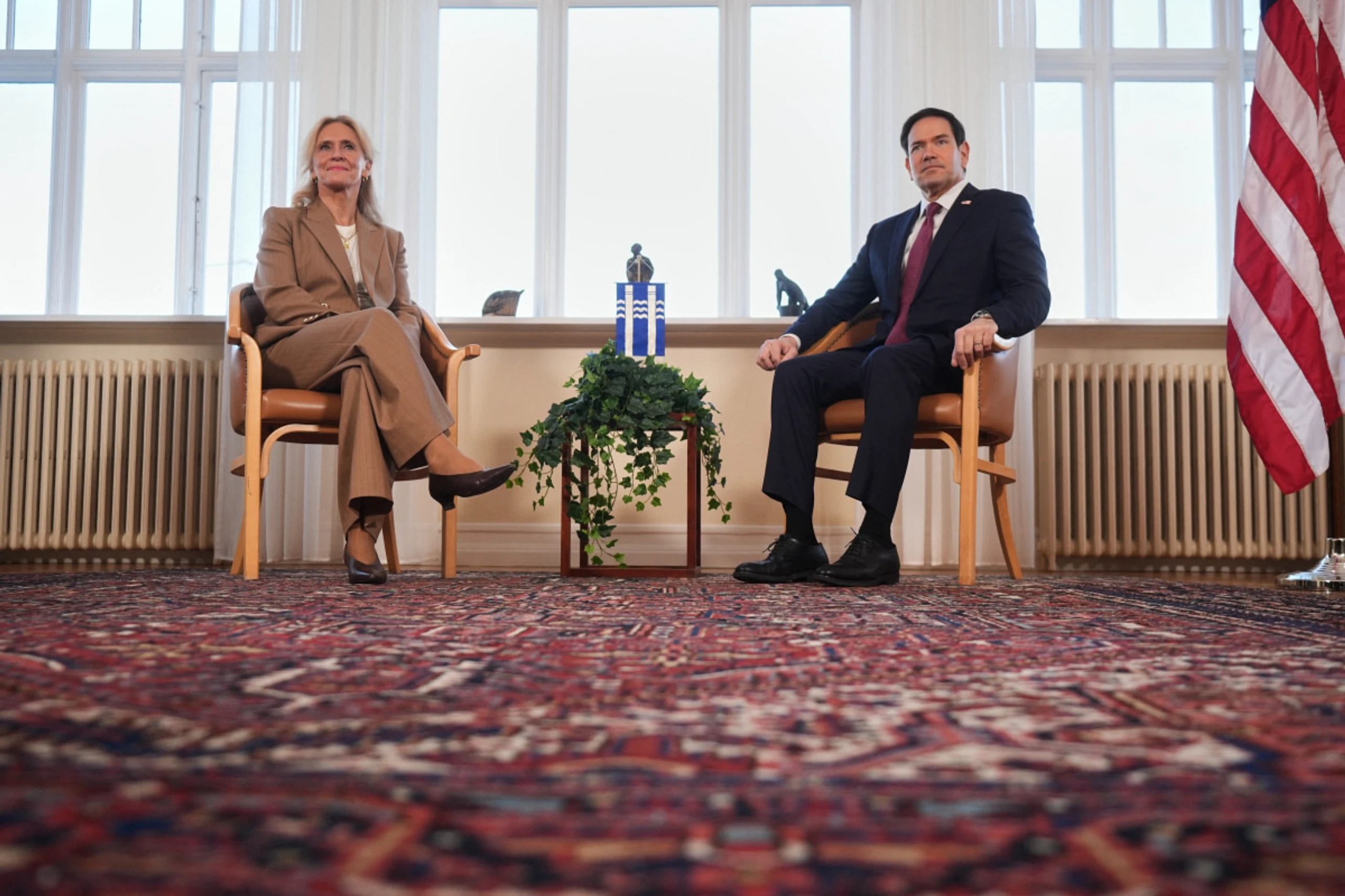 US-Außenminister Rubio mit isländischer Amtskollegin Gunnarsdottir