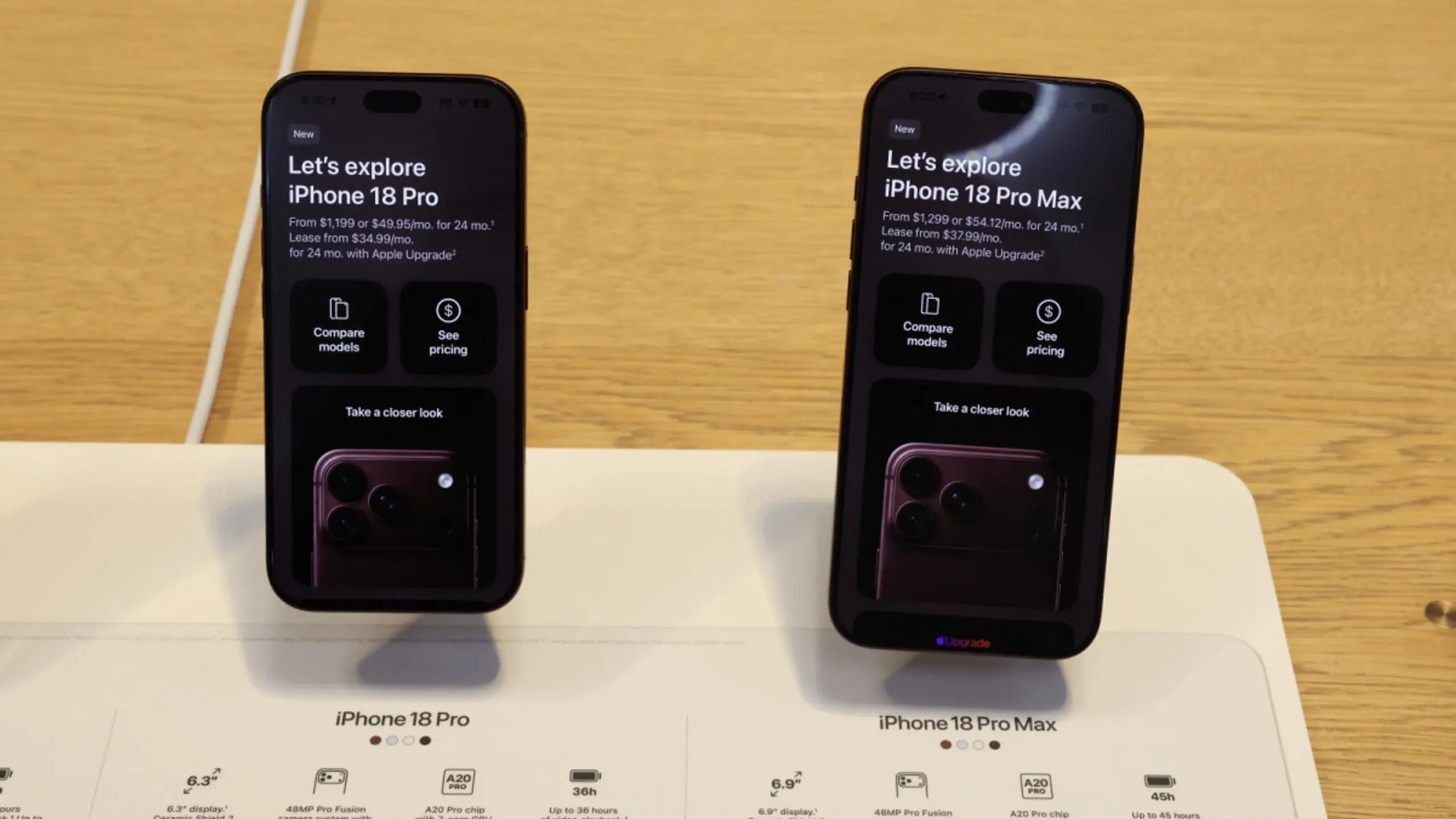 © AFP, TIMOTHY A. CLARY, Apa Modelle iPhone 18 Pro und iPhone 18 Pro Max betroffen