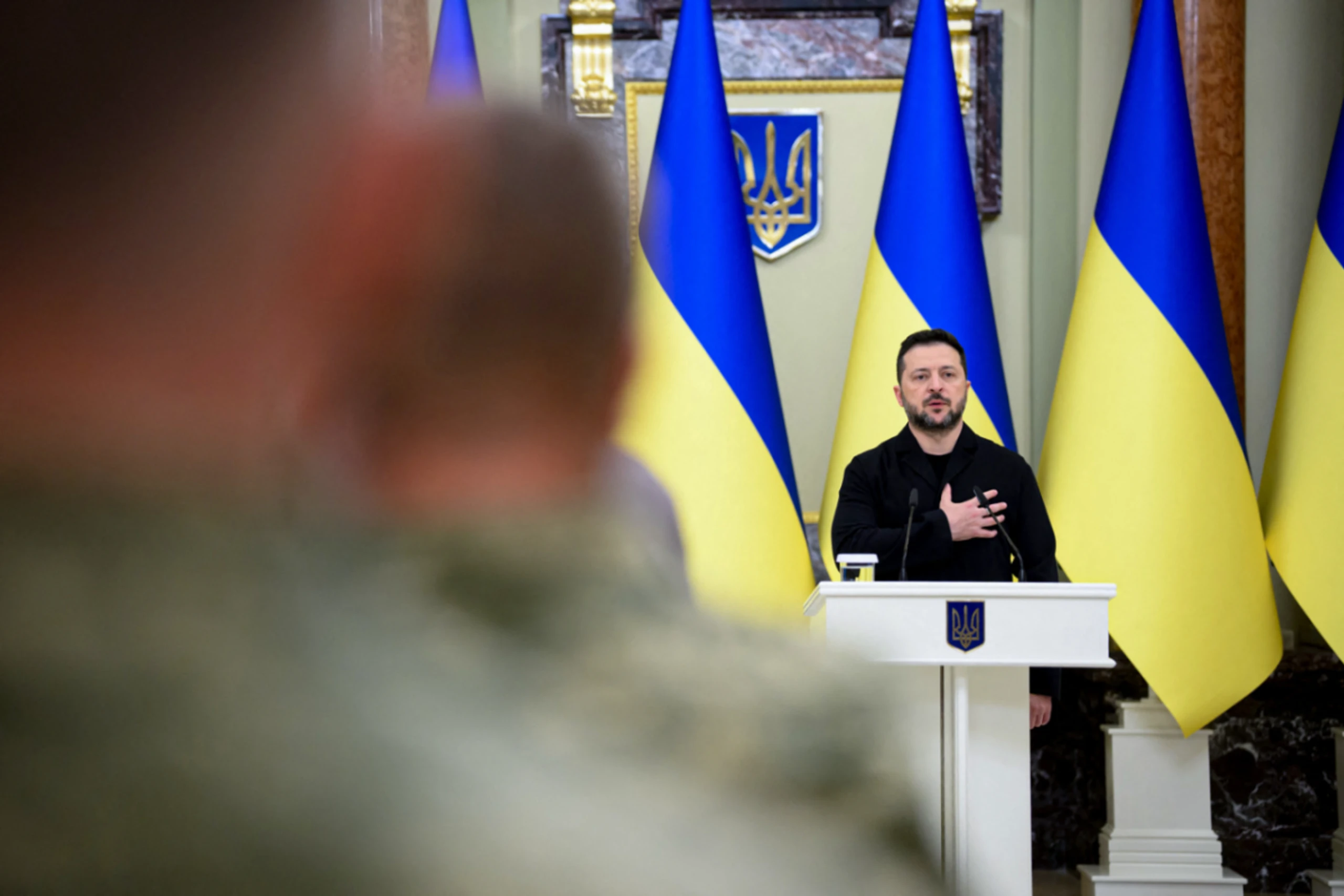Selenskyj fordert Stärke ein