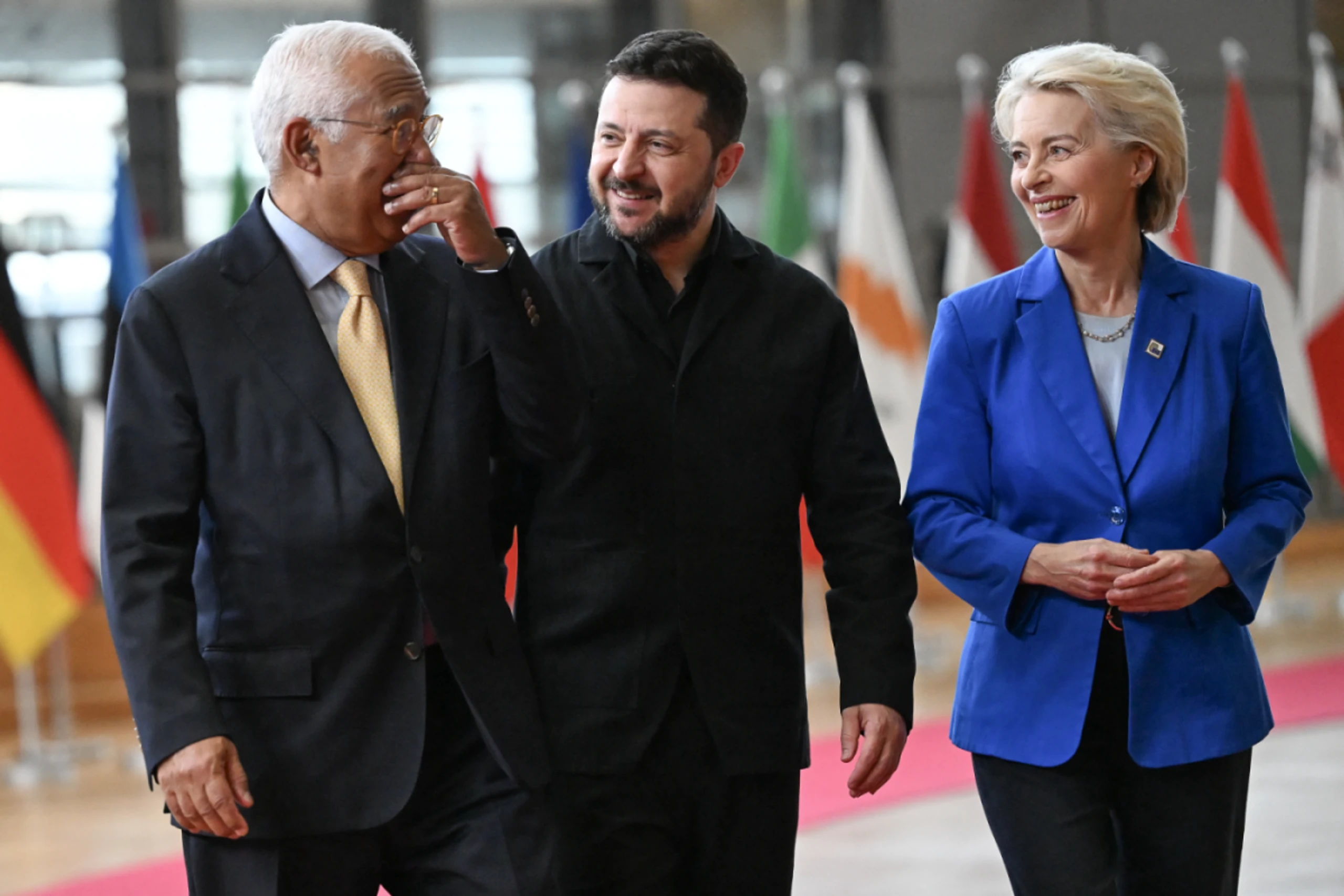 Costa und von der Leyen stärken Selenskyj den Rücken