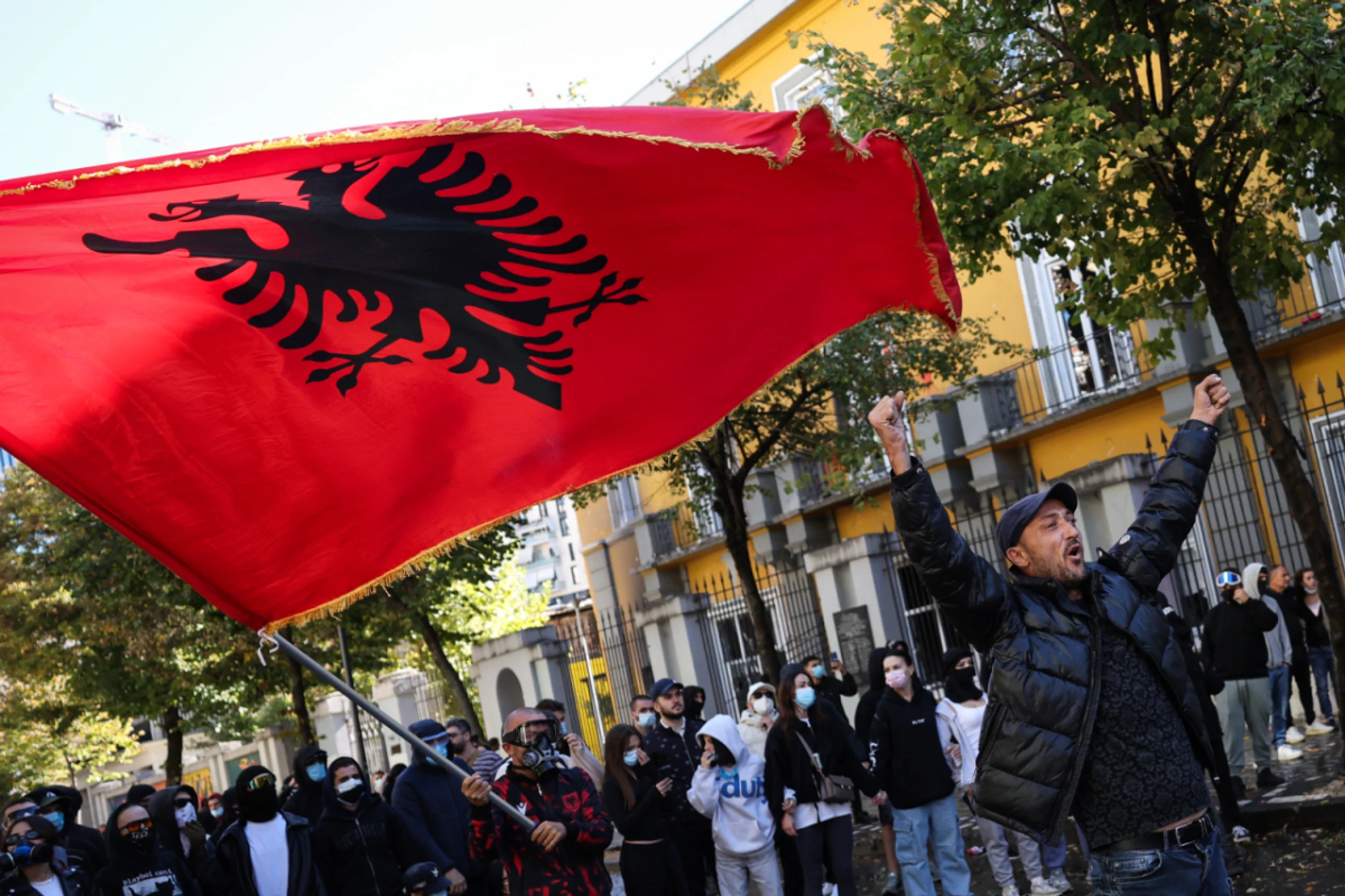 Erneut Proteste in Tirana