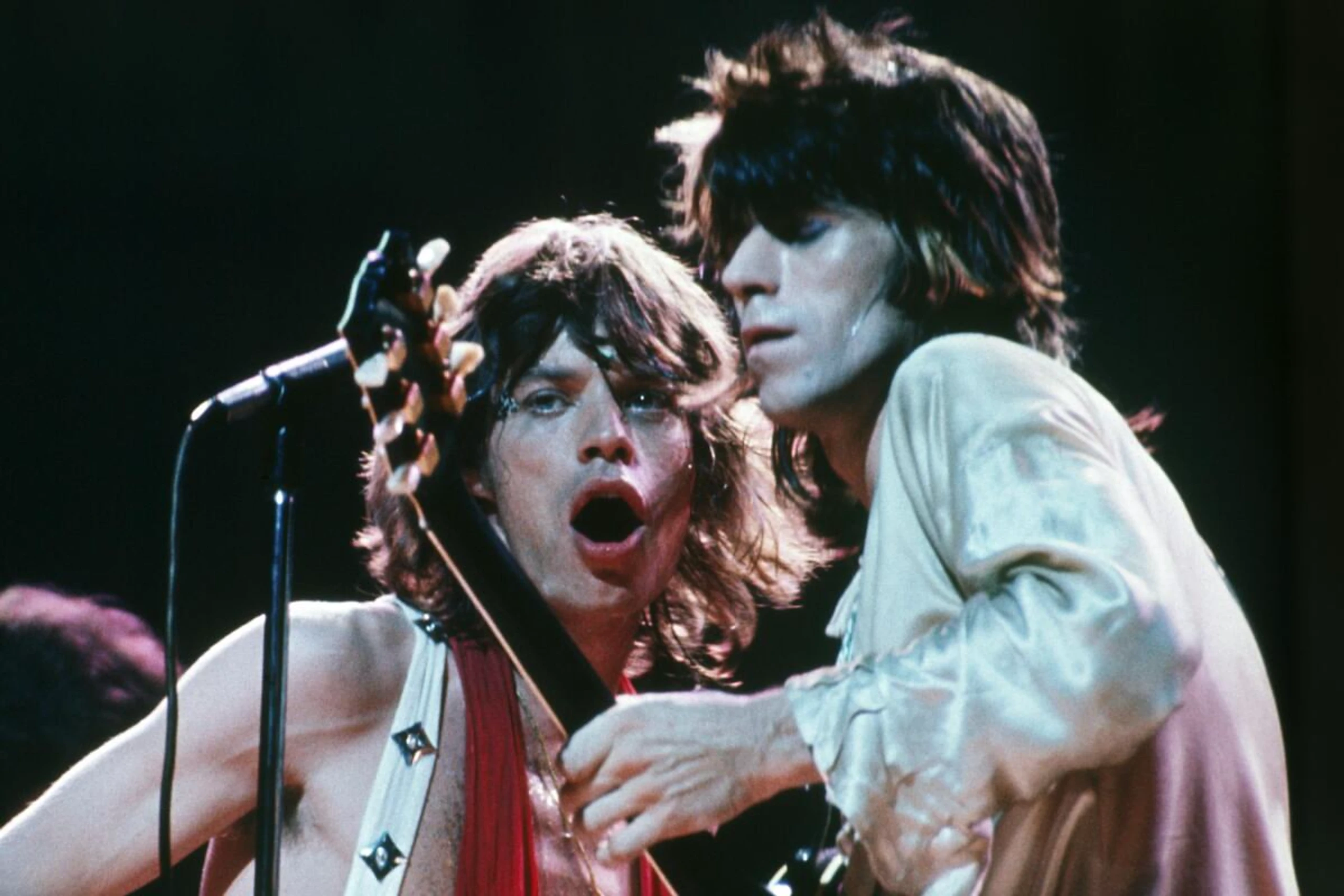 Mick Jagger und Keith Richards in New York 1972