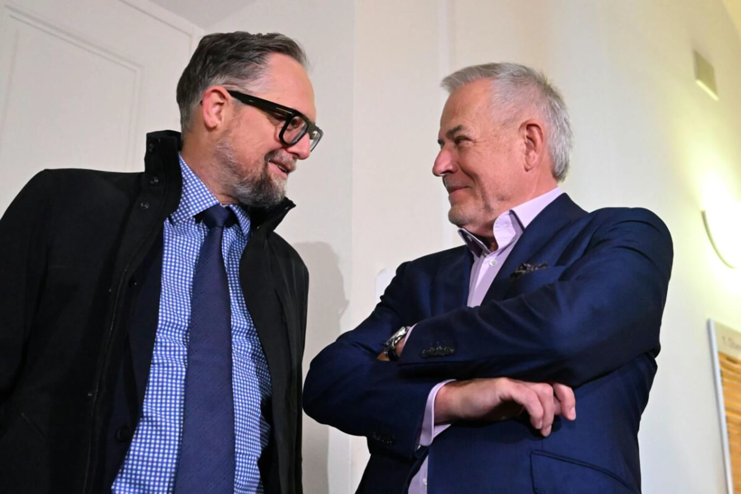 Wolf und sein Verteidiger Wess waren vor Verhandlung zuversichtlich