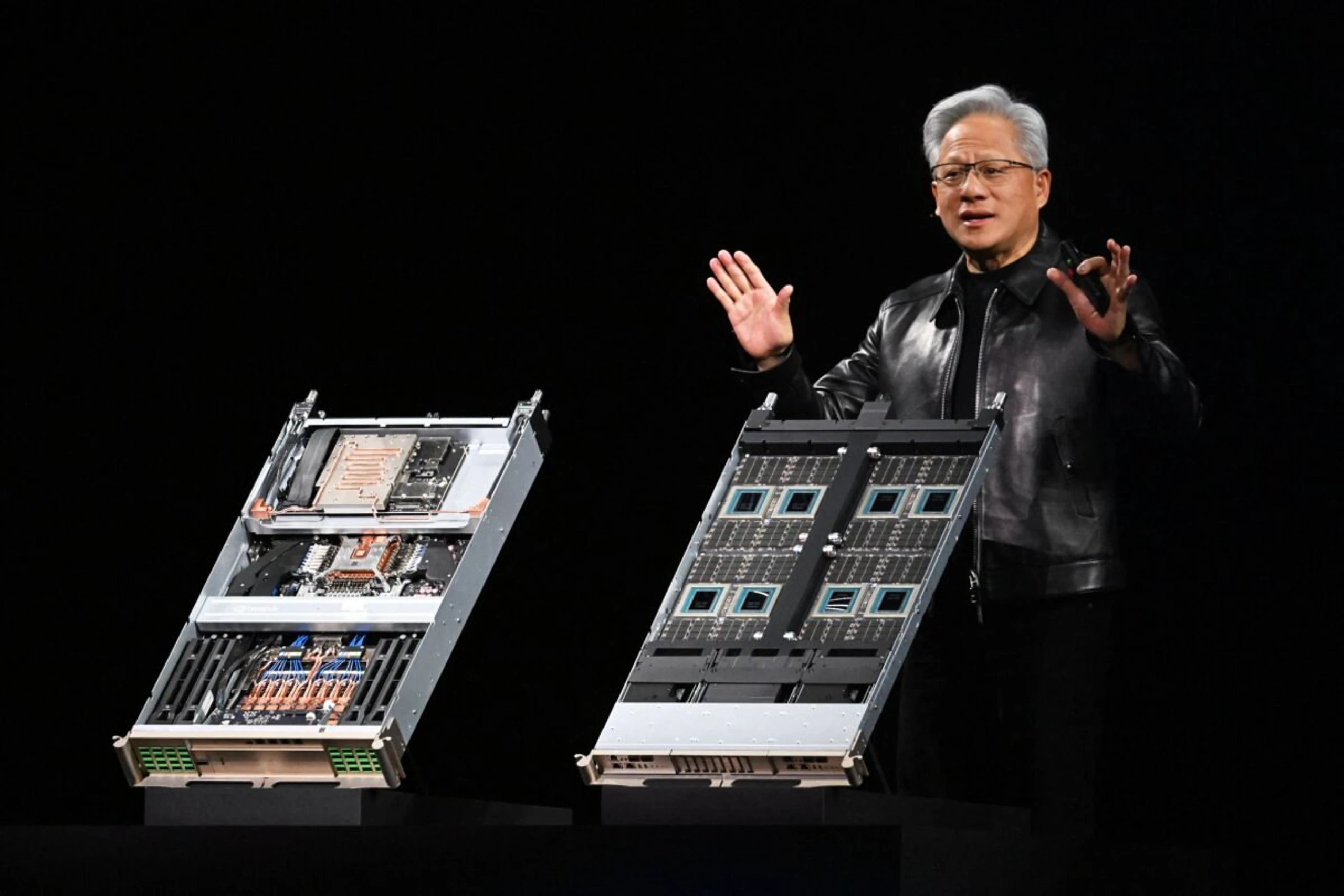 Nvidia-Konzernchef Jensen Huang in Berlin