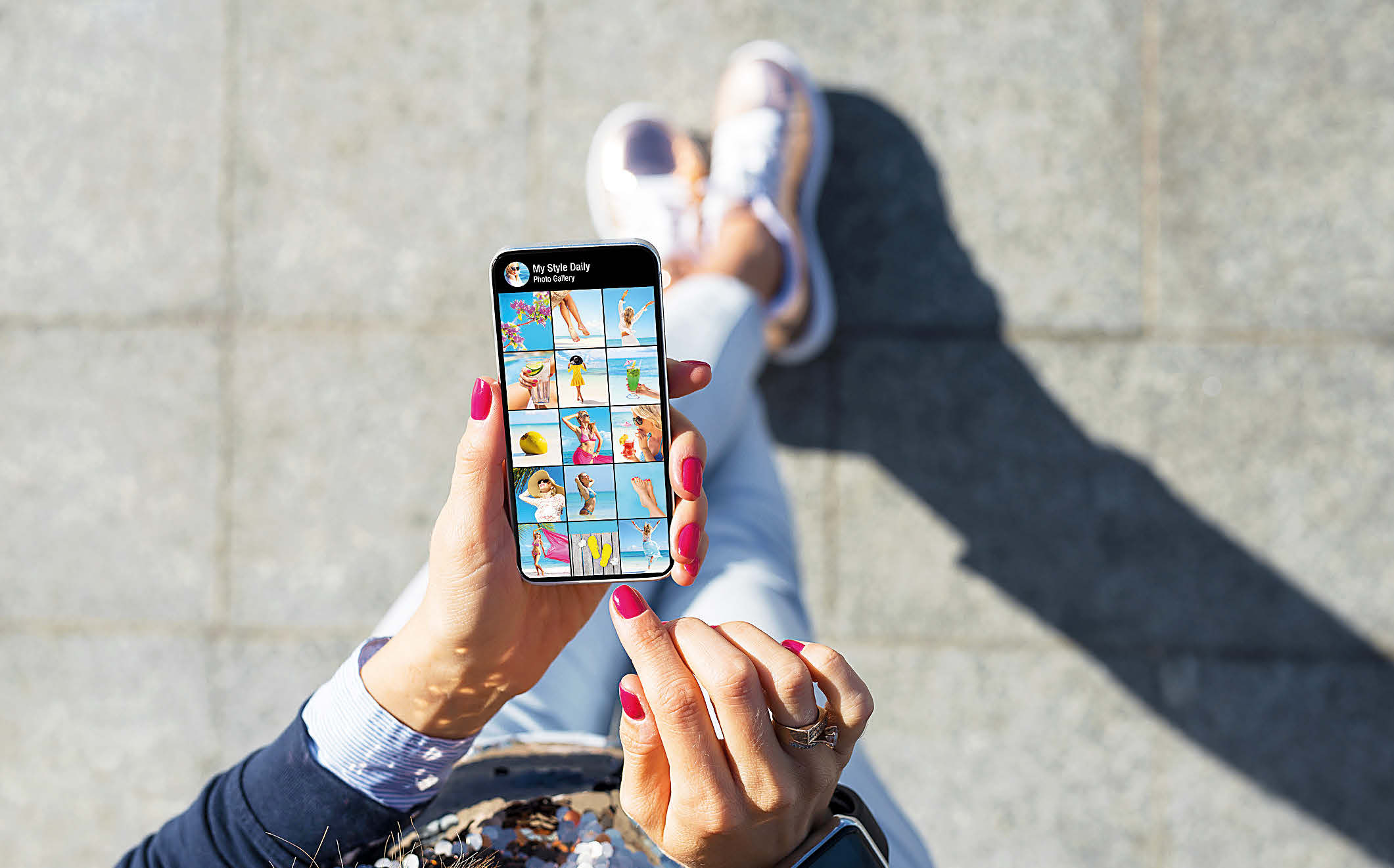 Instagram-Feed auf Iphone
