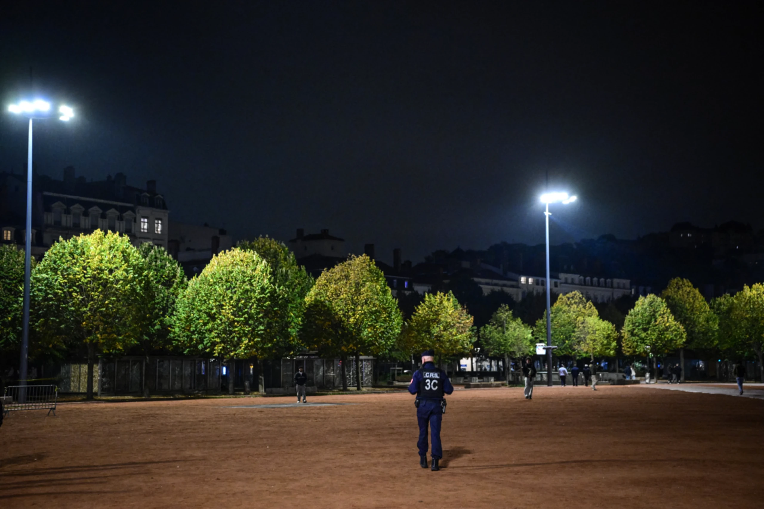Polizei überwachte die Einhaltung der Ausgangssperre