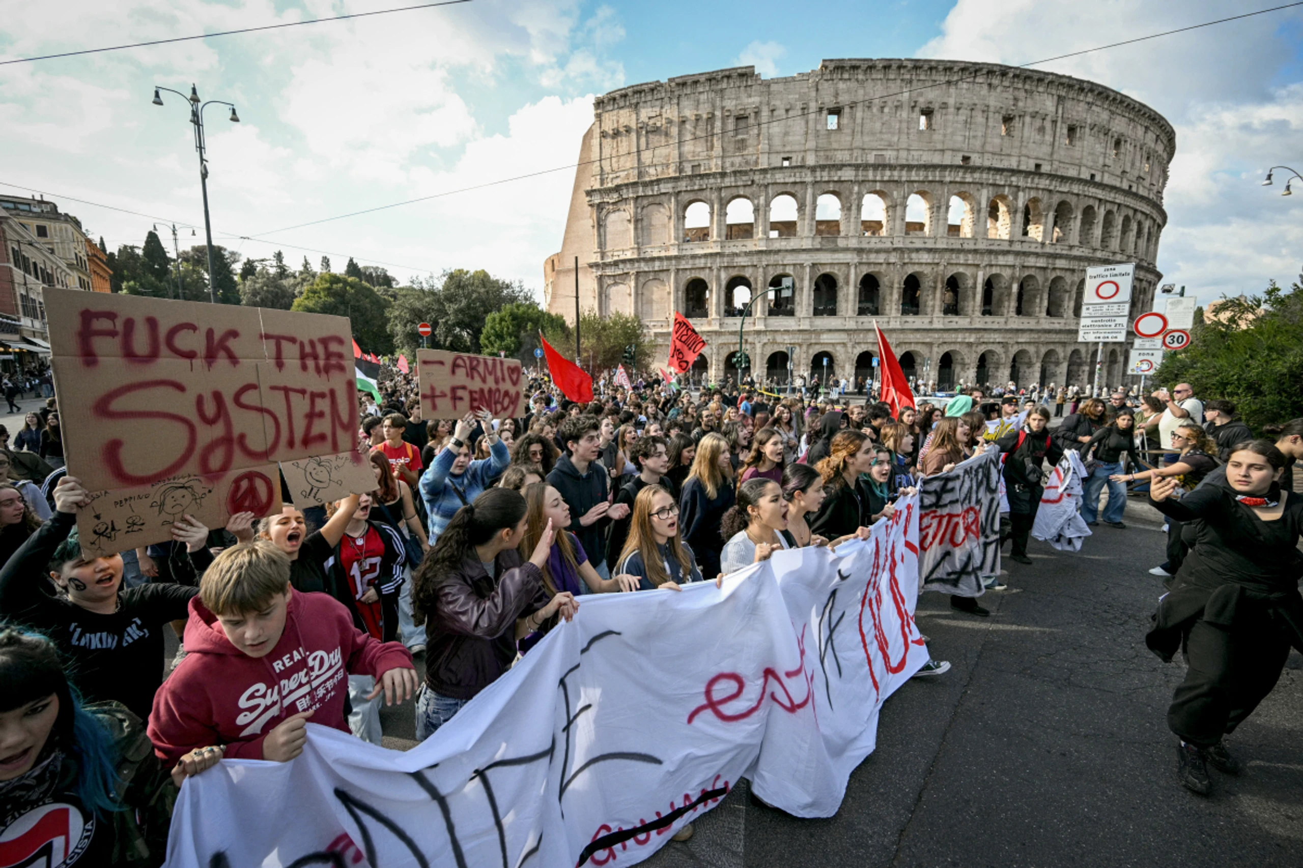 Proteste in Rom und weiteren Städten