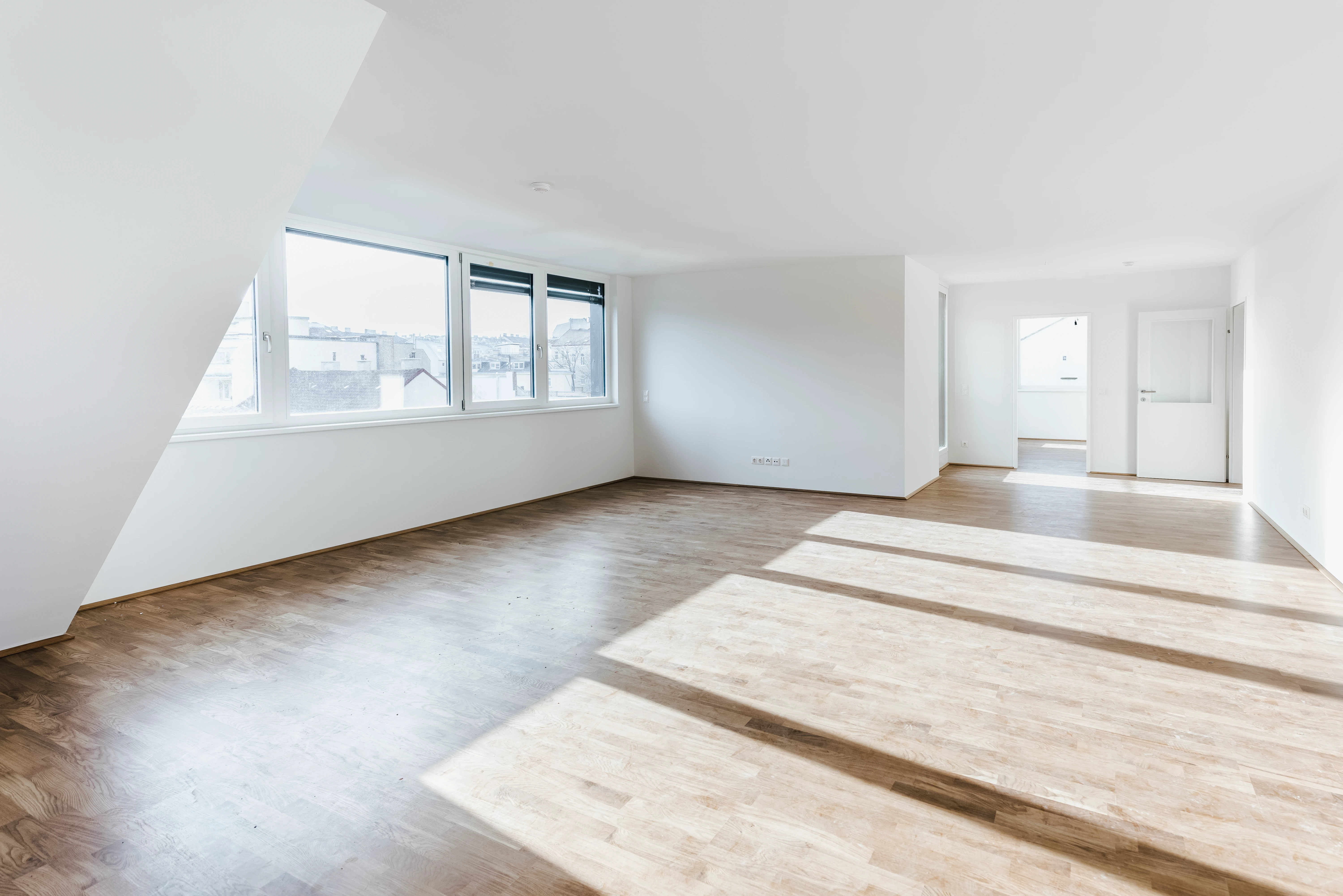 Ansicht renovierte Wohnung leer