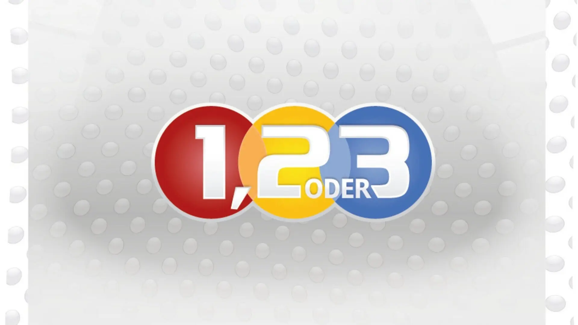 1, 2 oder 3